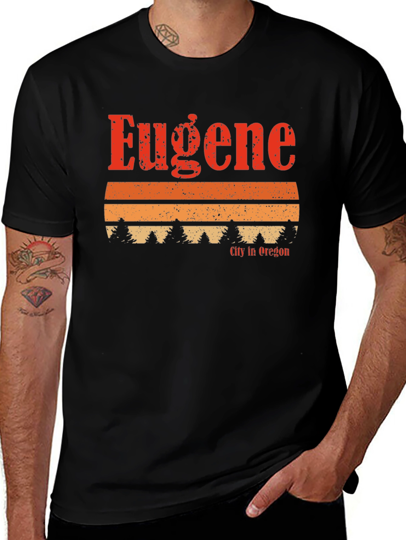 Eugene Oregon Retro T-Shirt
