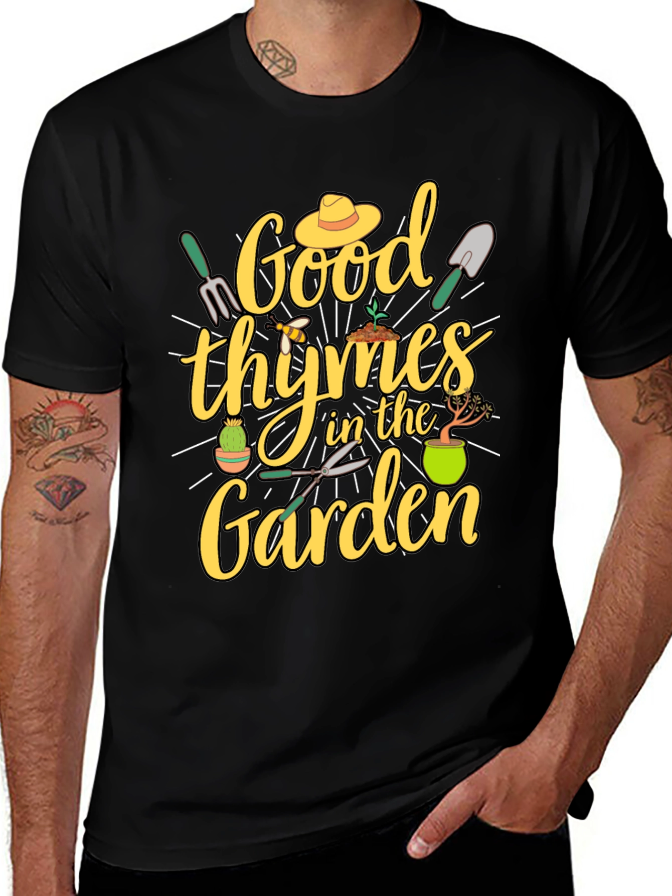 Variant 27 of Good Thymes in the Garden Graphic T-Shirt