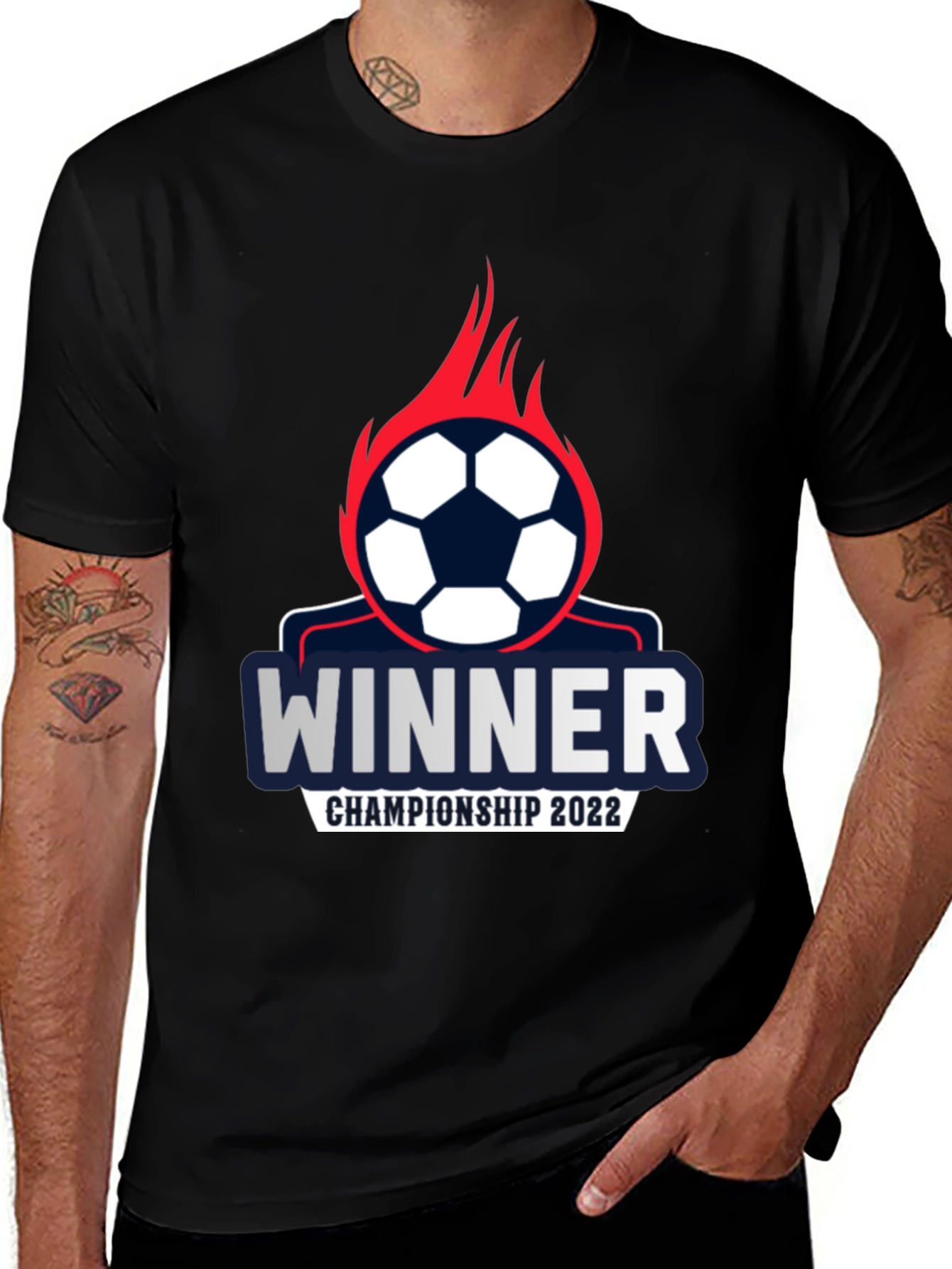 Variant 4 of Winner Championship 2022 Soccer T-Shirt