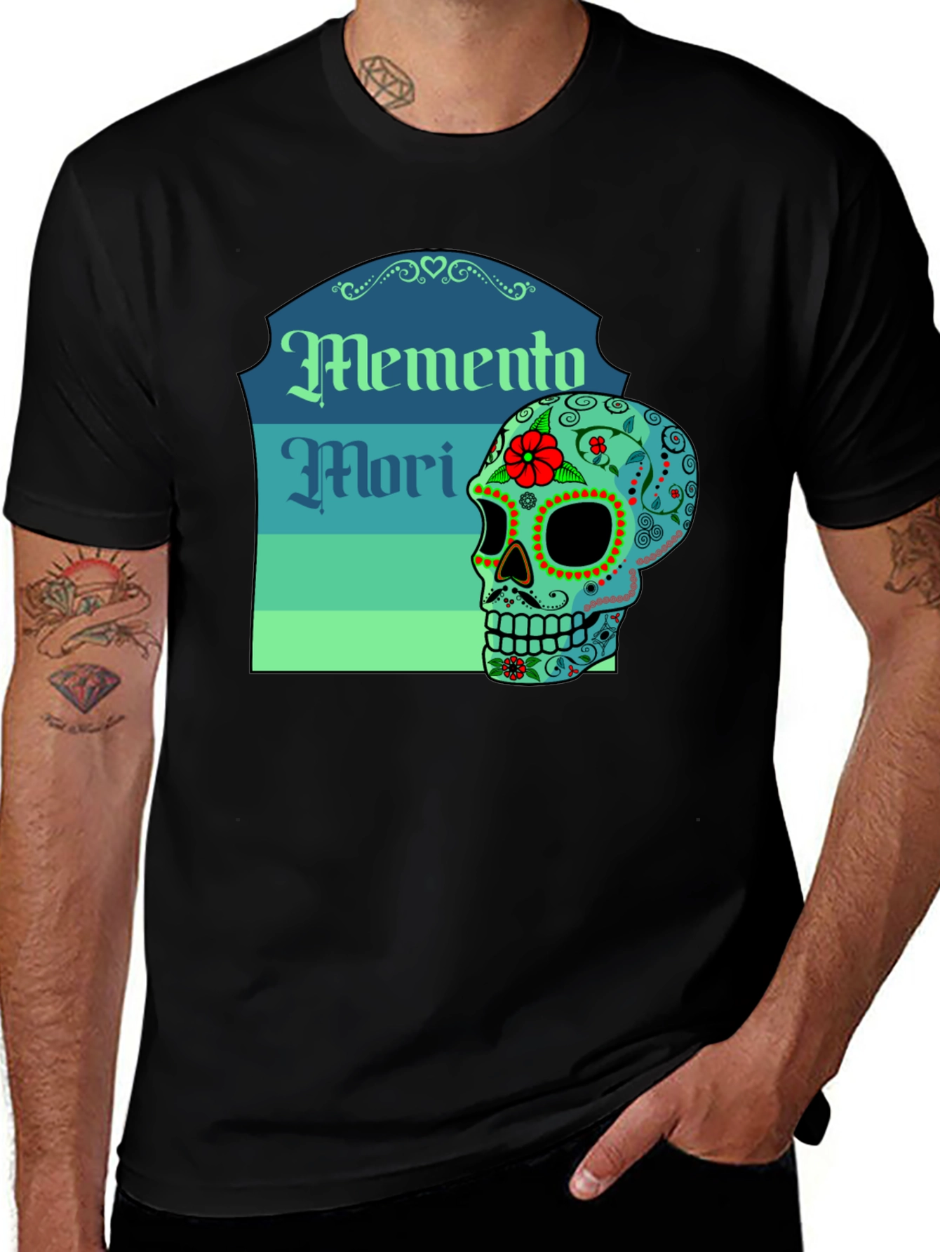 Memento Mori Sugar Skull T-Shirt