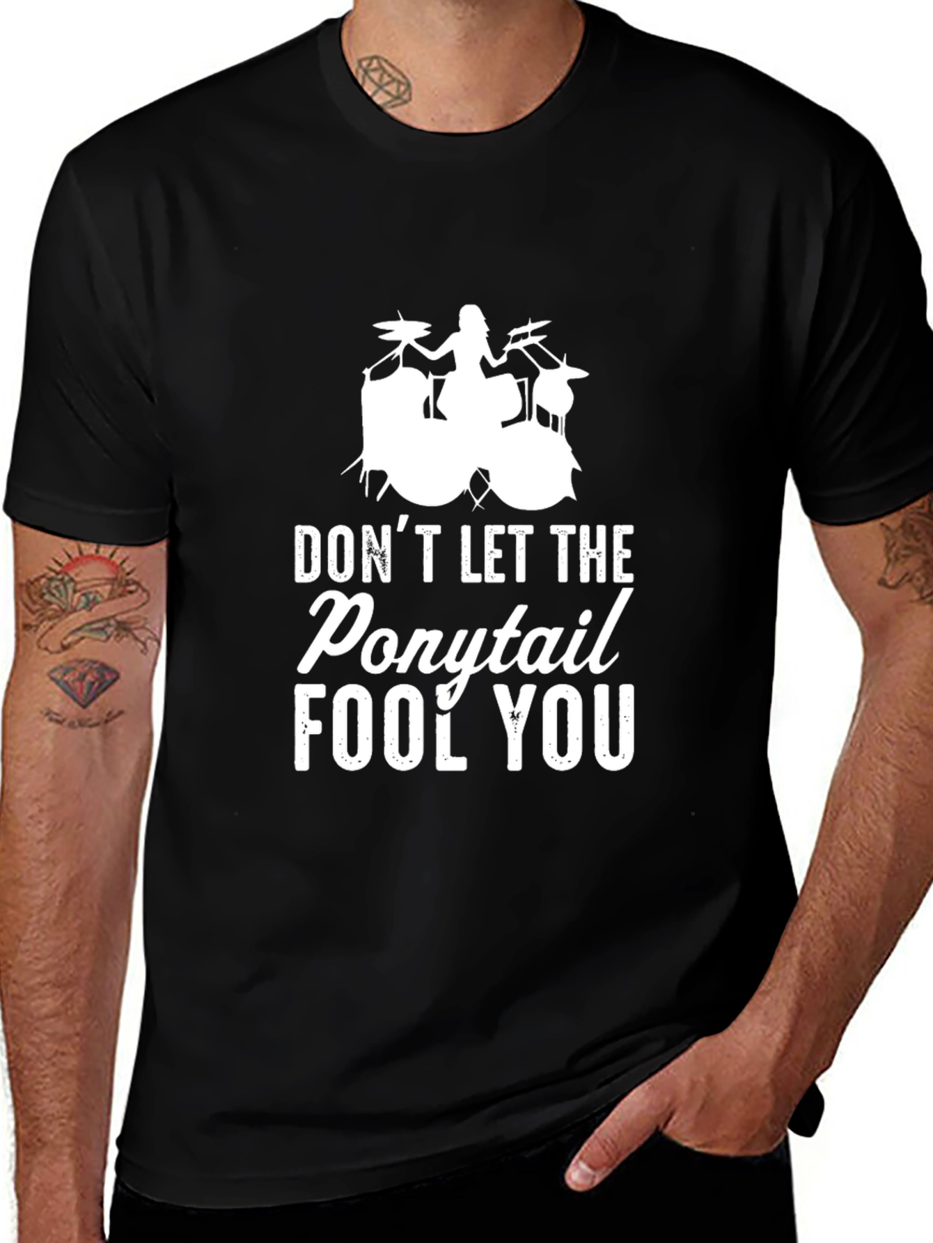Variant 24 of Don't Let The Ponytail Fool You T-Shirt