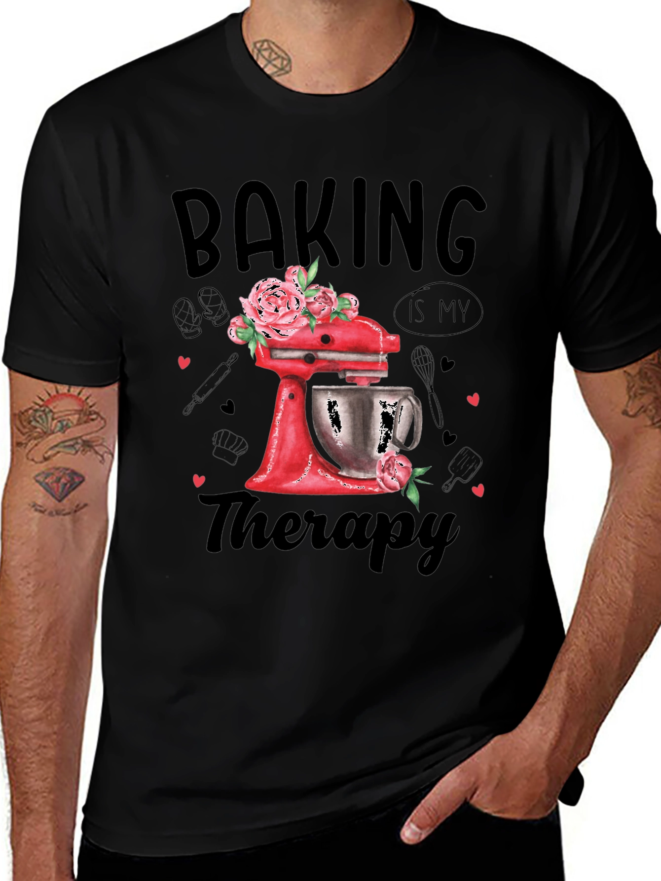 Variant 10 of Baking is My Therapy T-Shirt