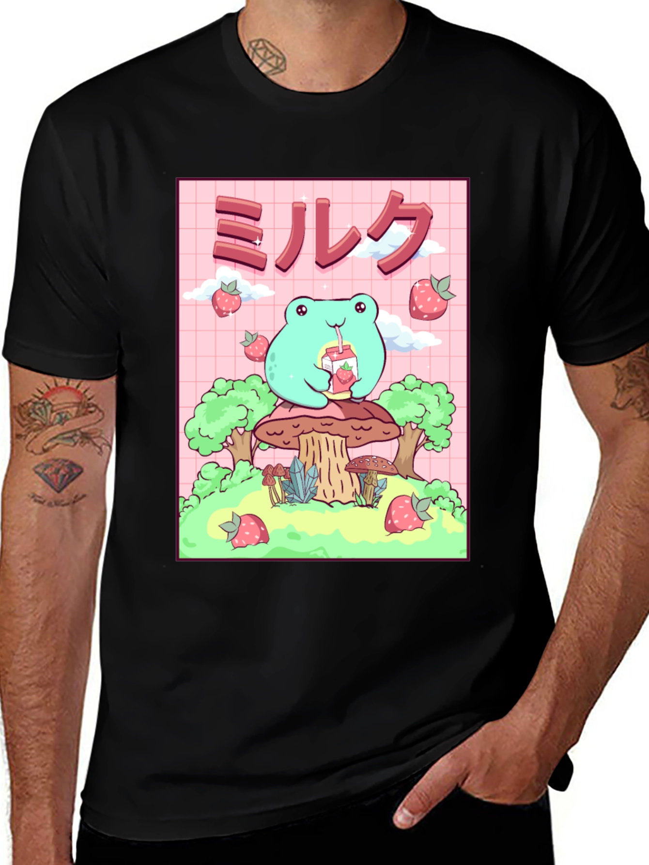 Variant 21 of Frog Milk Strawberry T-Shirt