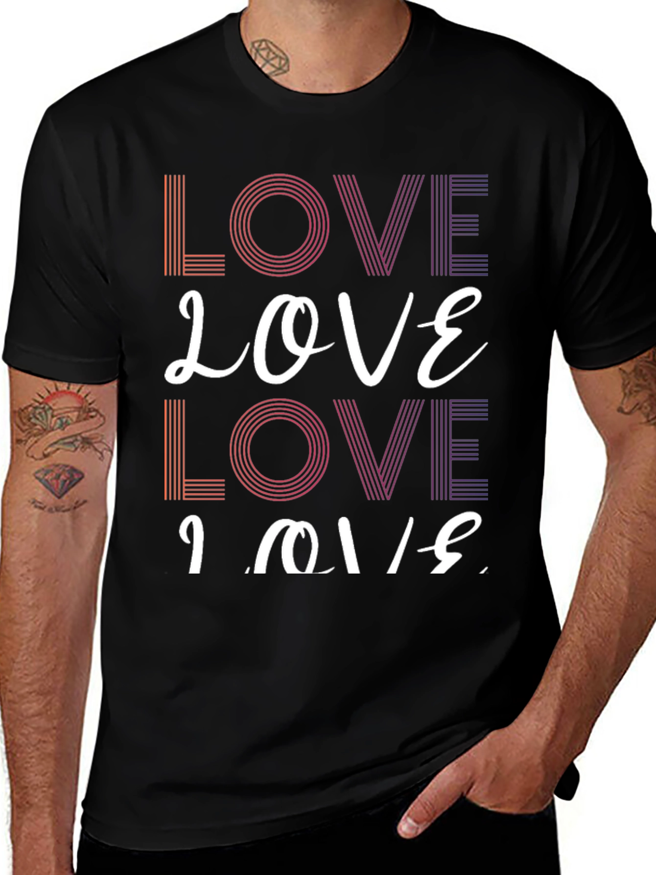 Variant 21 of Love Graphic Print T-Shirt