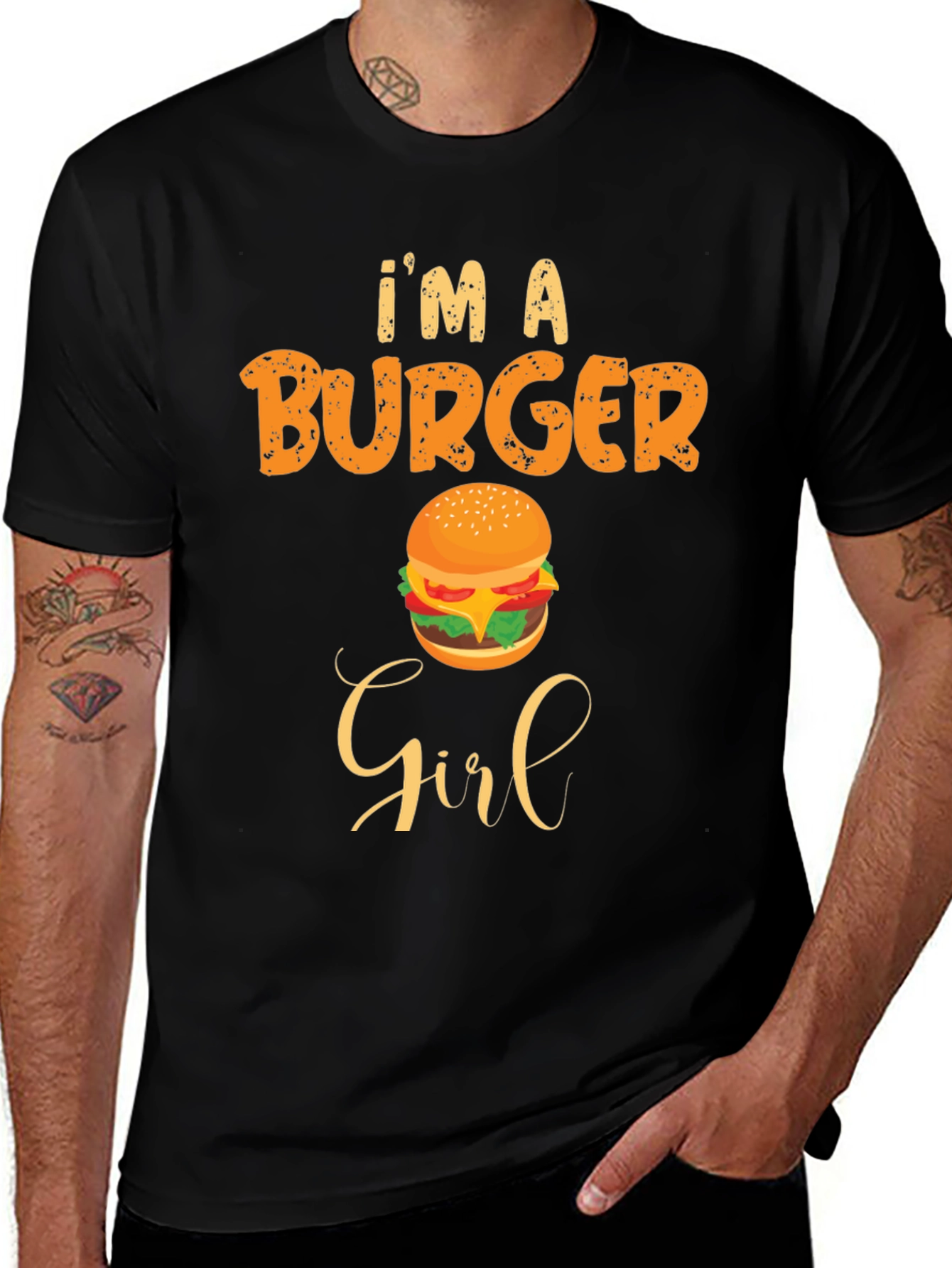 Variant 14 of I'm A Burger Girl T-Shirt
