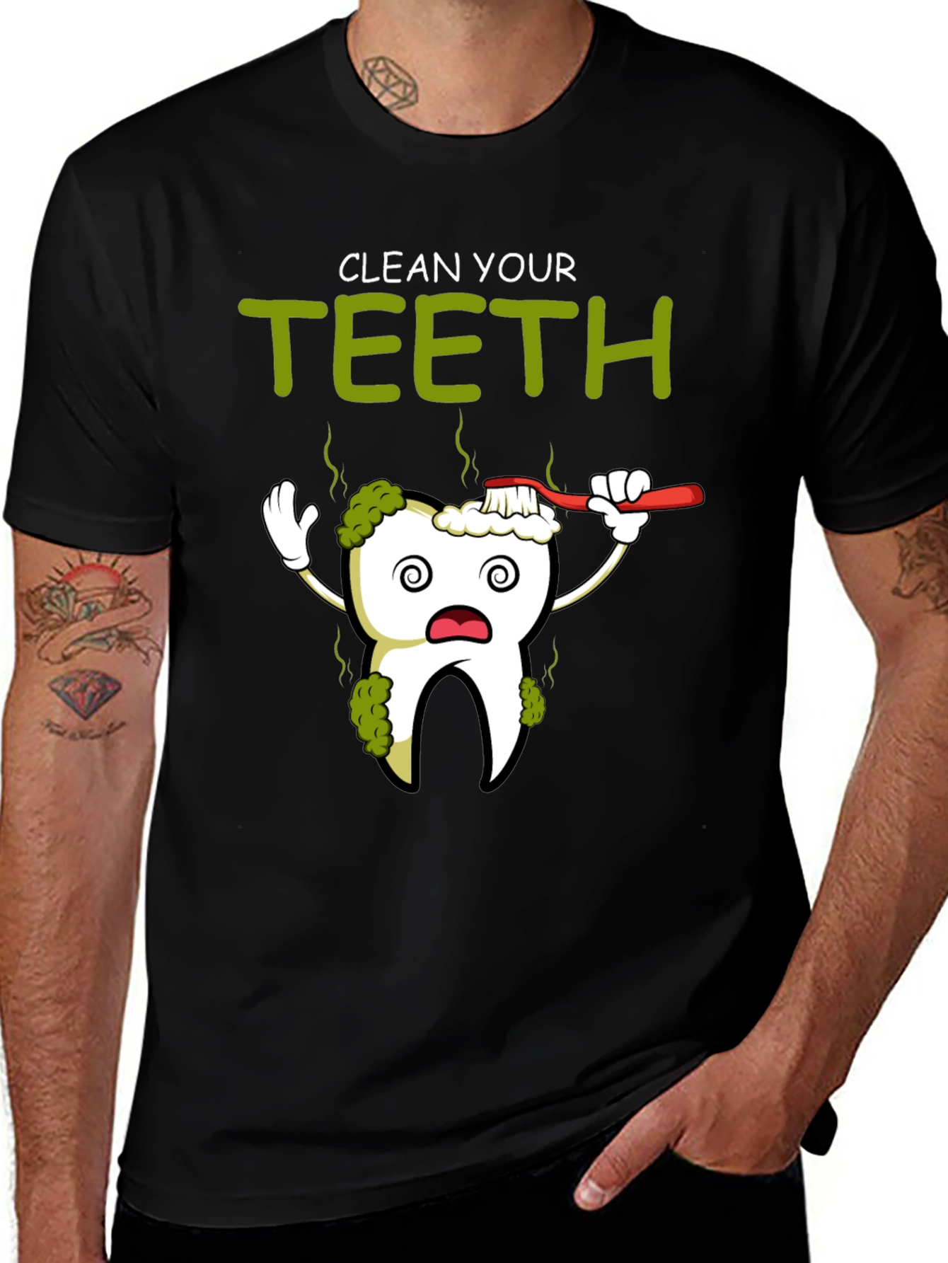 Variant 5 of Clean Your Teeth T-Shirt