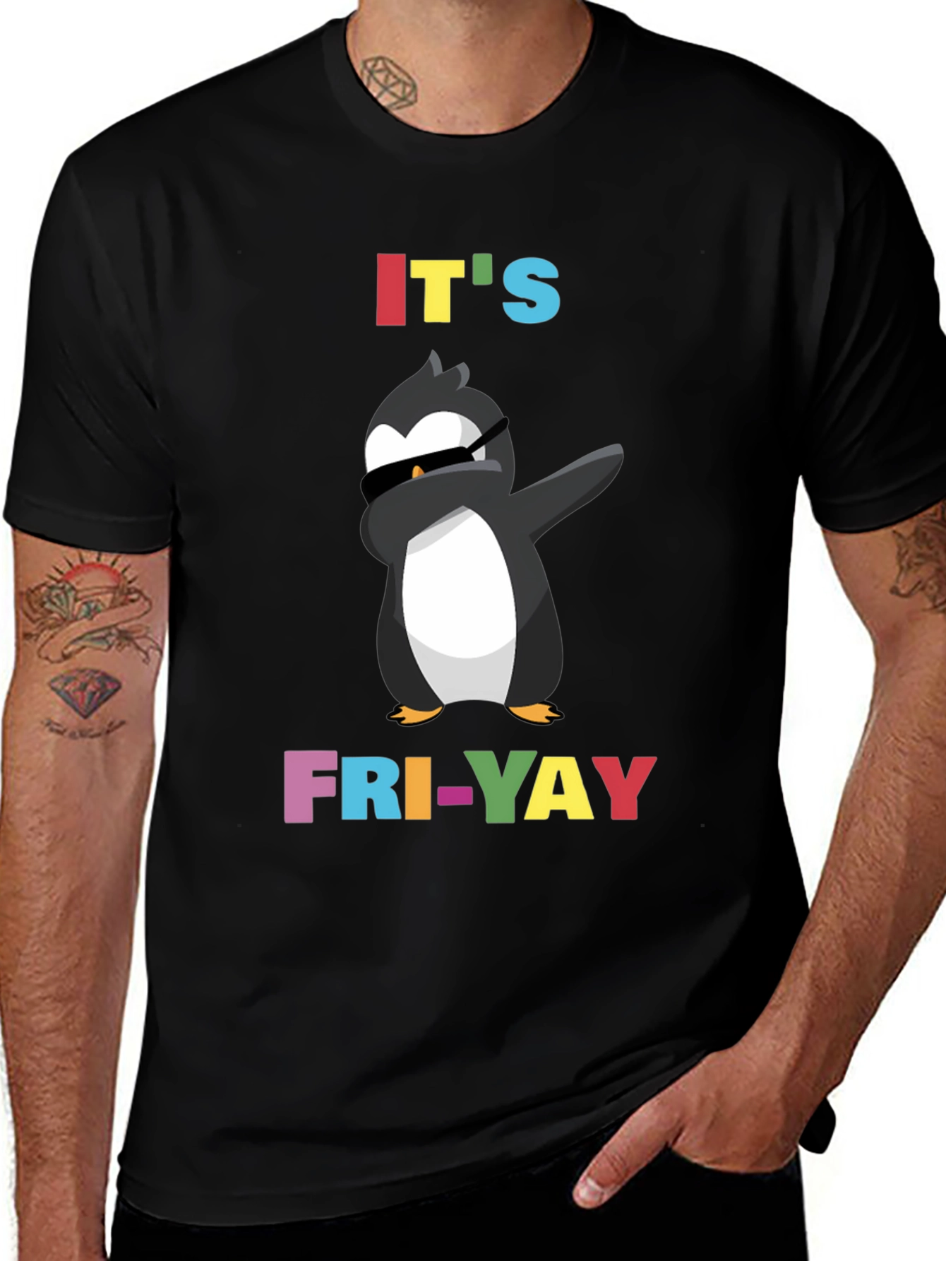 Variant 6 of It's Fri-Yay Penguin Dabbing T-Shirt