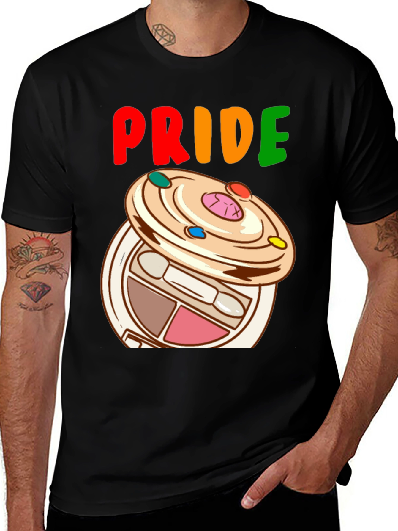 Variant 20 of Pride Makeup Palette Graphic Tee