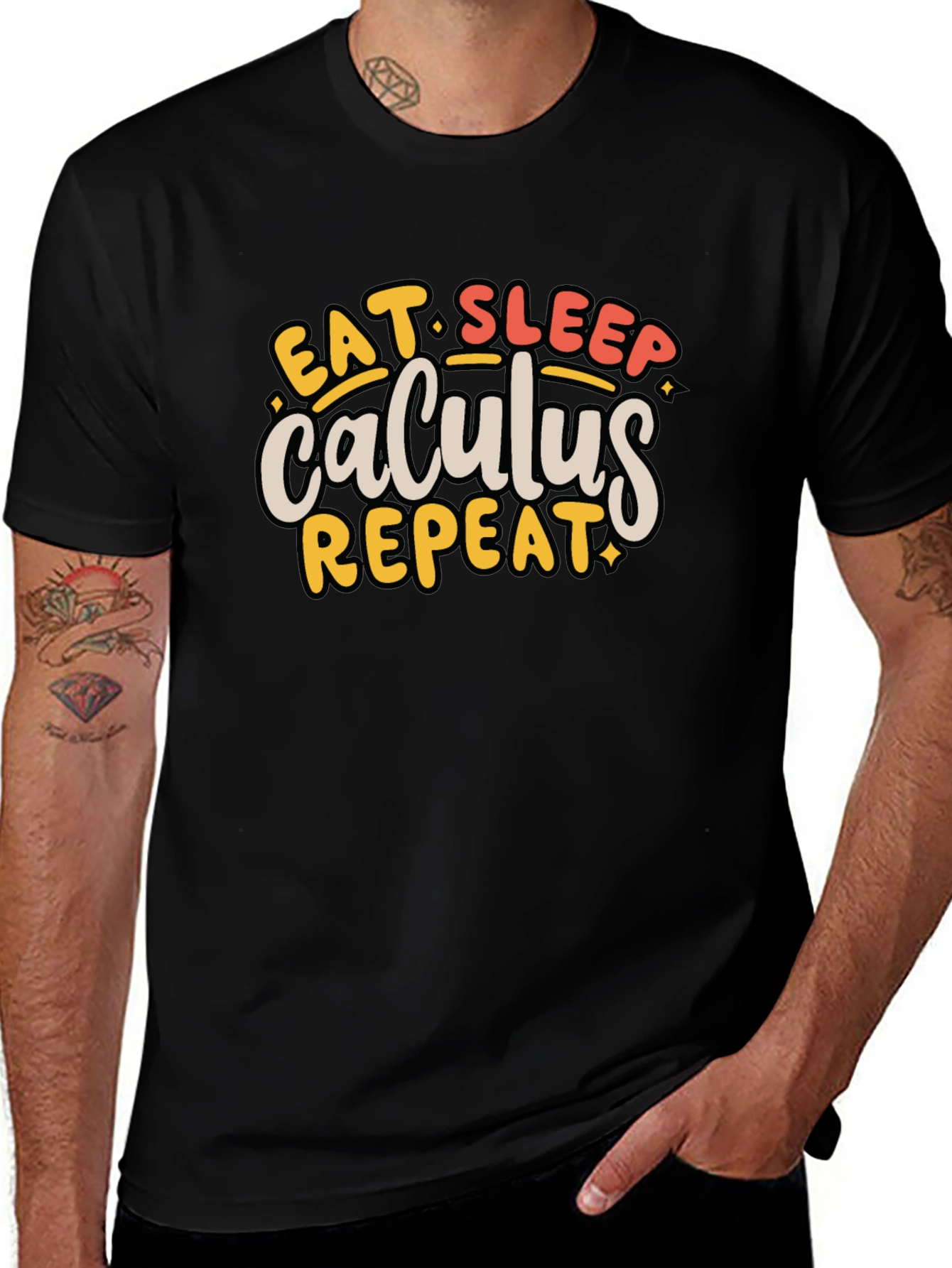 Variant 22 of Calculus T-Shirt - Eat Sleep Repeat - Math Student