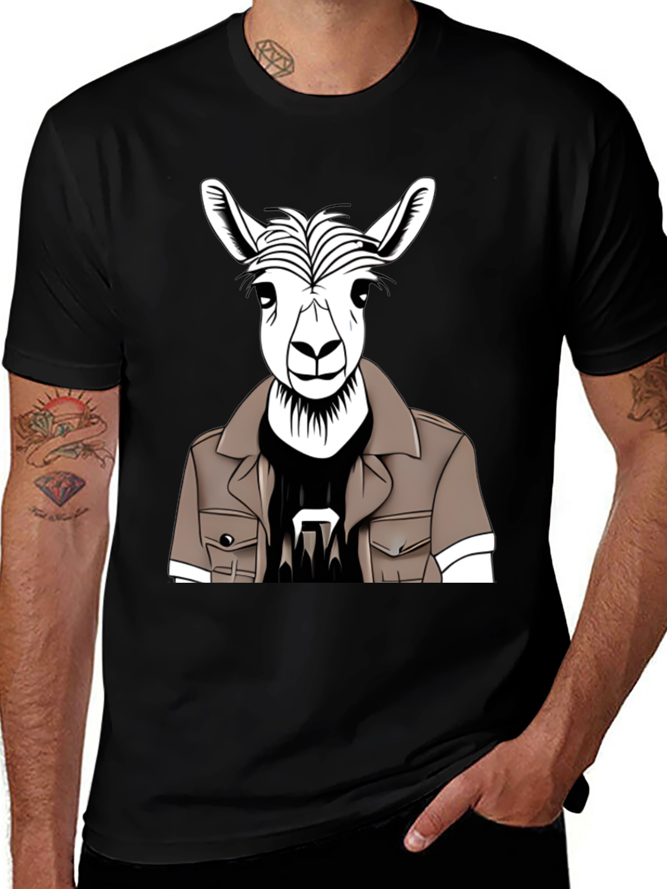 Variant 30 of Cool Llama Graphic T-Shirt