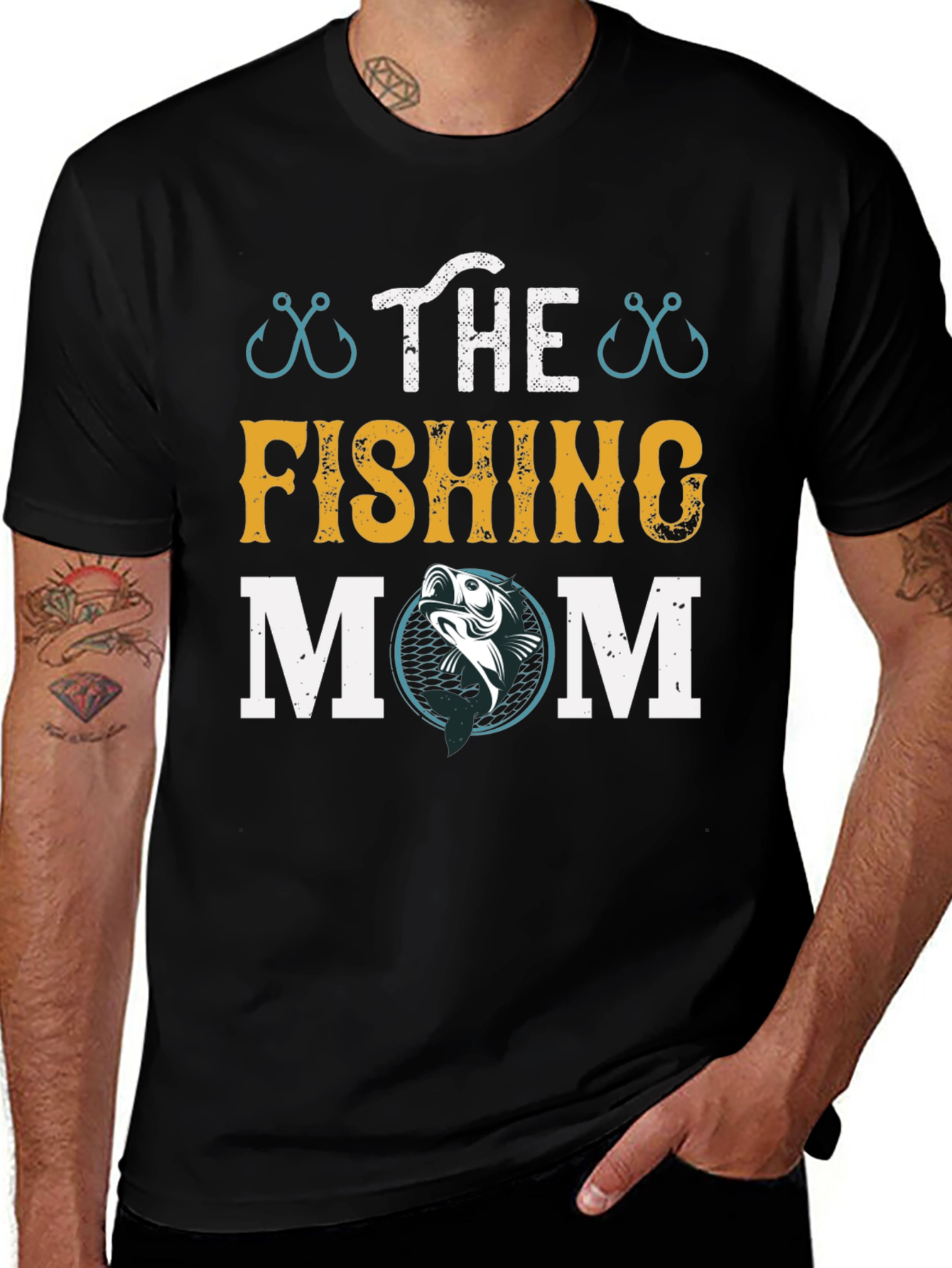 Variant 5 of Fishing Mom T-Shirt - Angler's Apparel