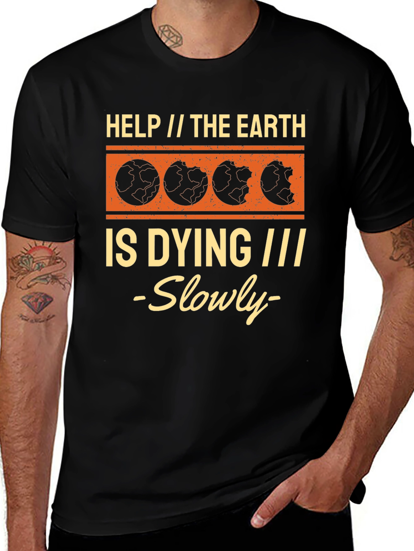 Variant 12 of Help the Earth Graphic Tee