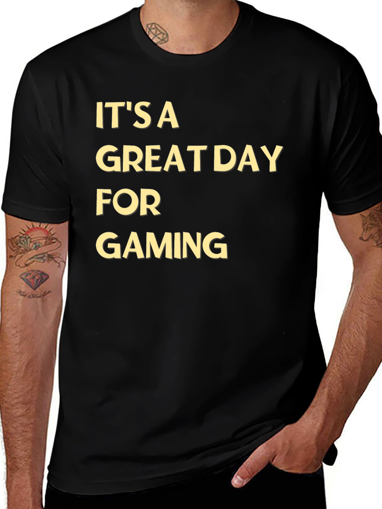 Variant 6 of It's a Great Day for Gaming Graphic Tee