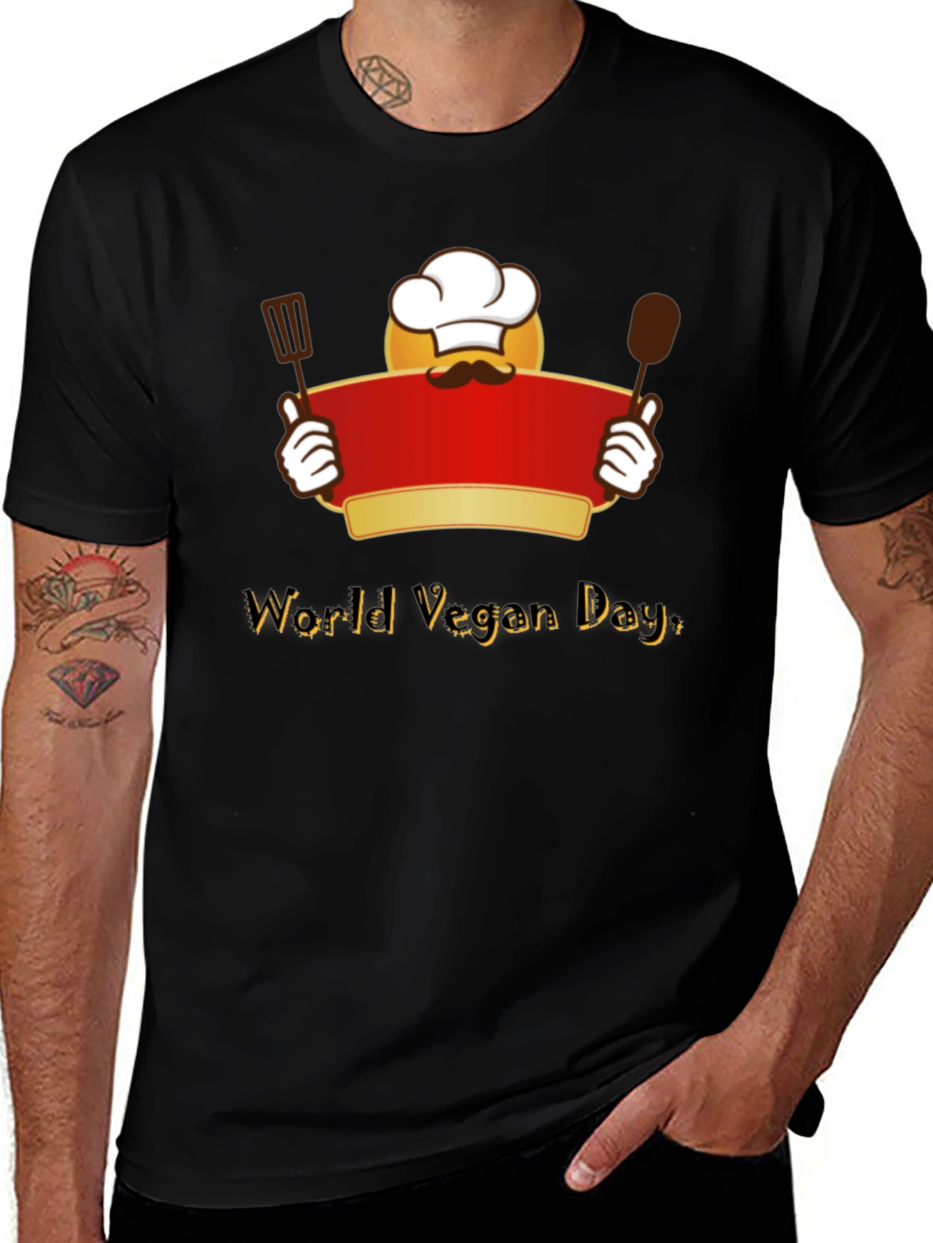 Variant 6 of World Vegan Day Chef T-Shirt