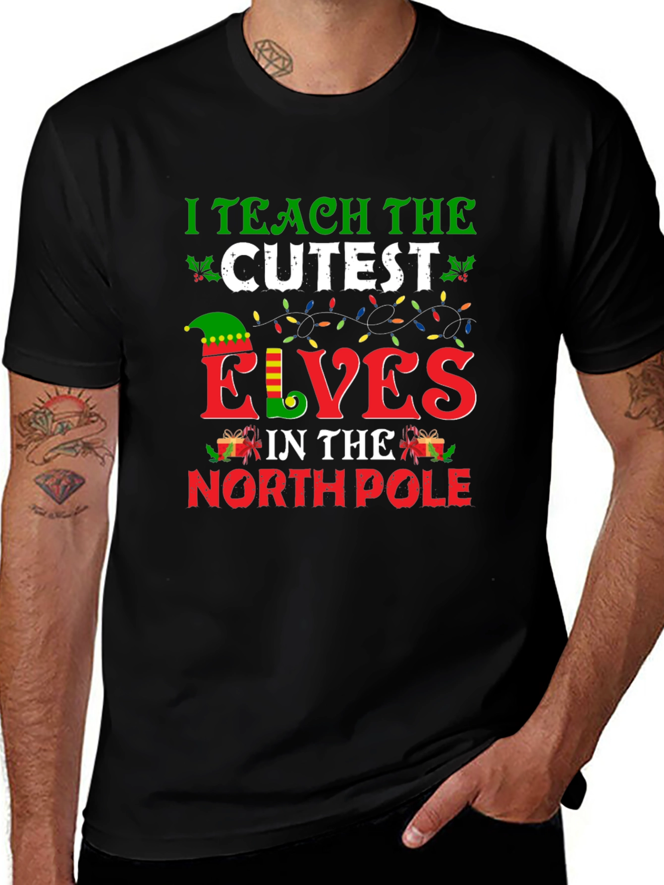 I Teach the Cutest Elves Christmas T-Shirt