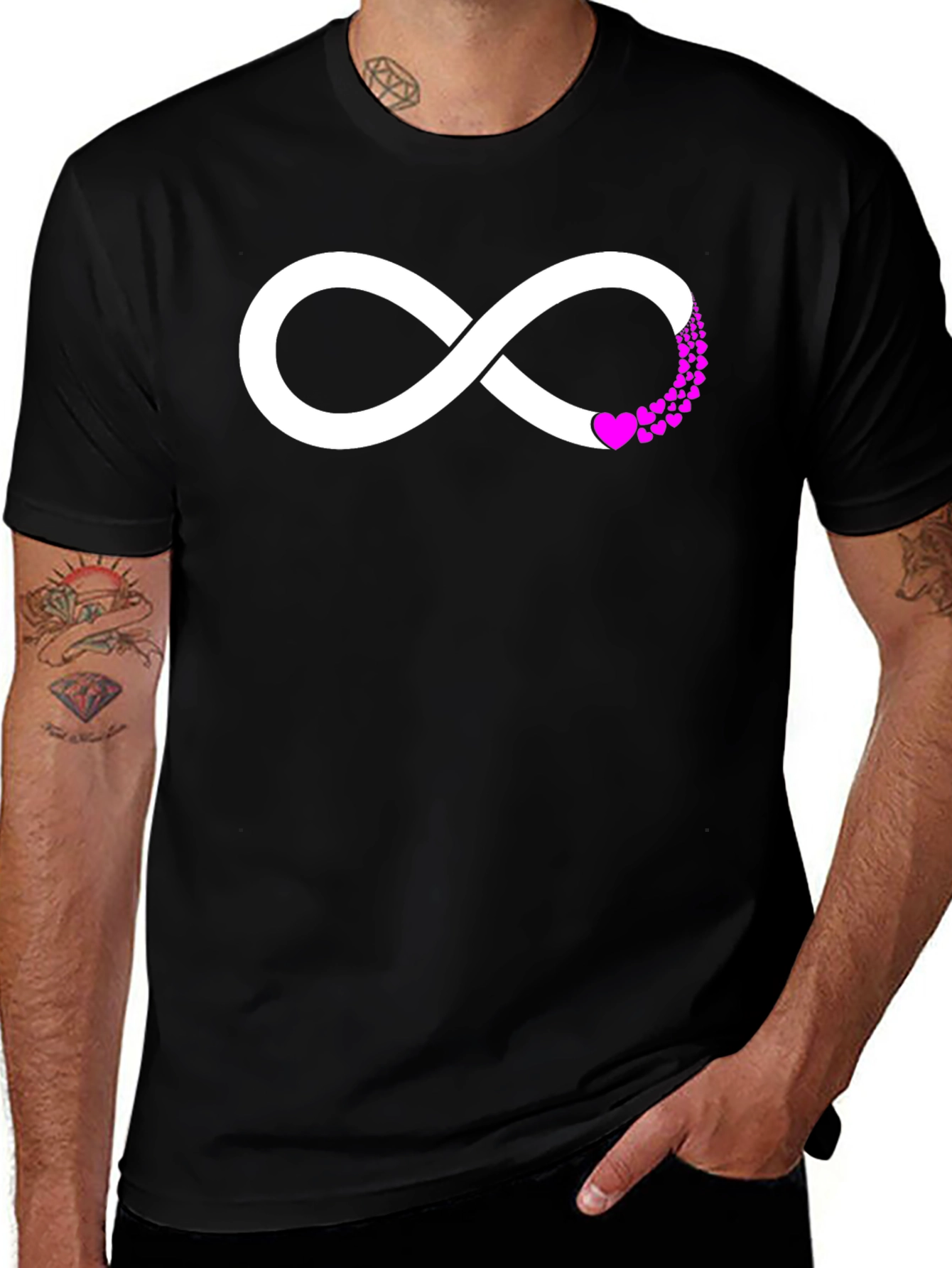 Variant 9 of Infinity Love Heart T-Shirt