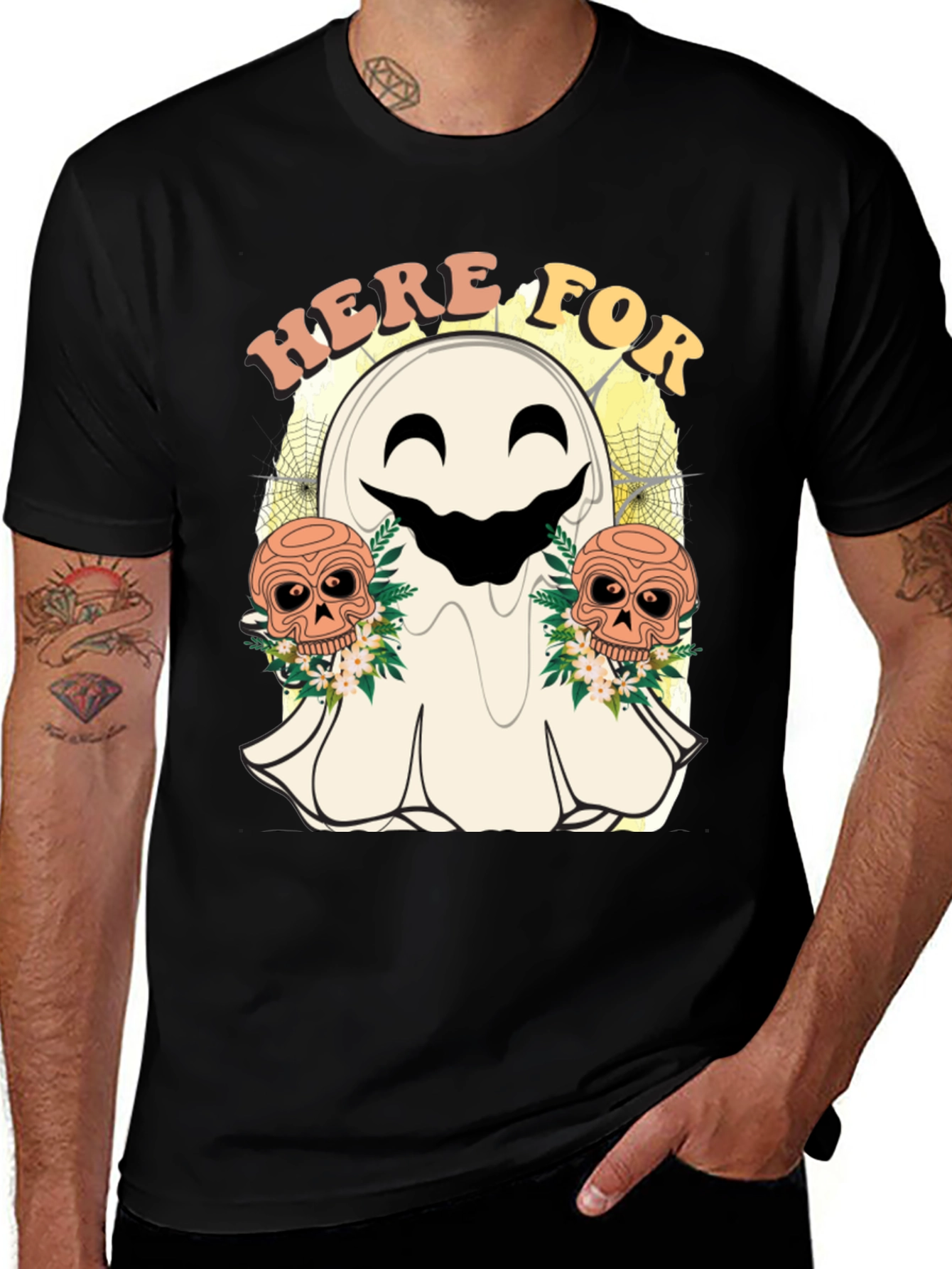 Variant 25 of Here For Ghost Halloween T-Shirt