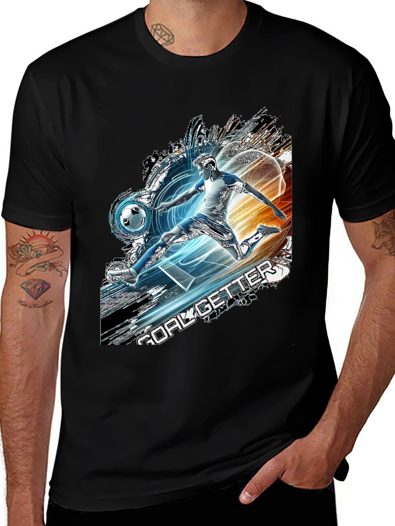 Variant 19 of Goal Getter Graphic Tee - Soccer T-Shirt