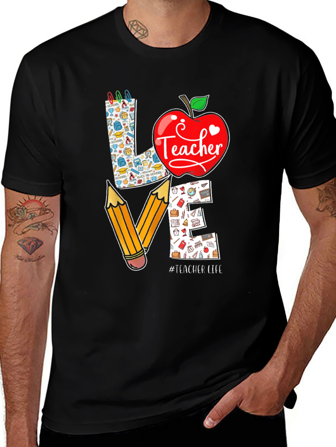 Variant 12 of Teacher Love T-Shirt - Back to School Teacher Life
