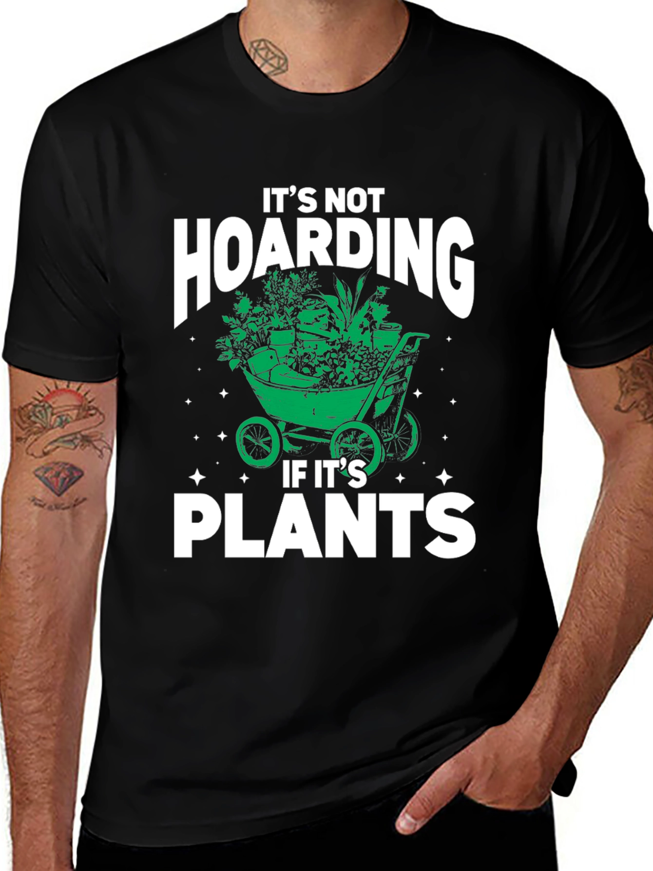 Variant 3 of It's Not Hoarding If It's Plants T-Shirt