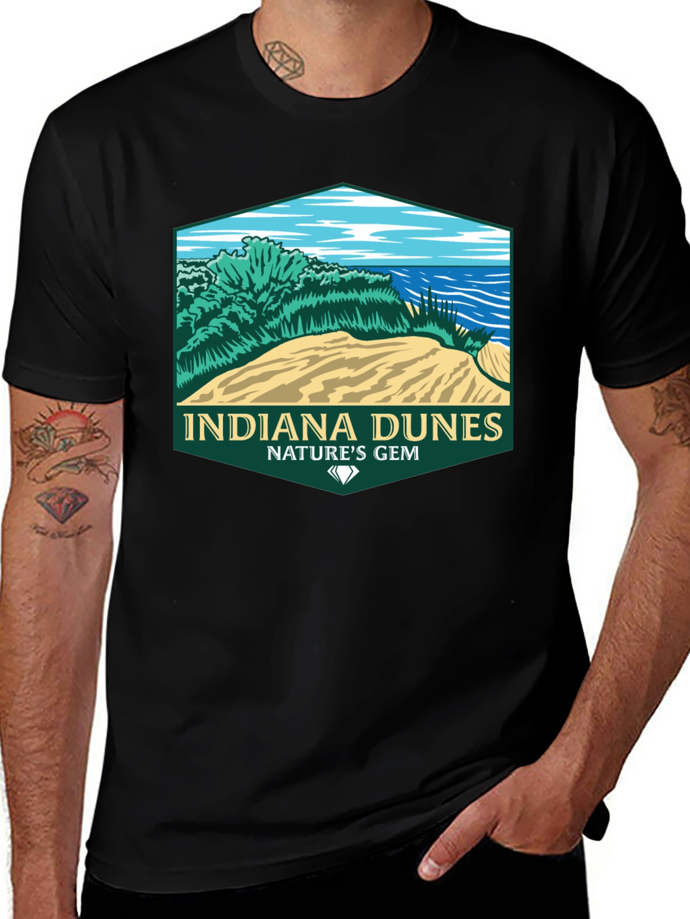 Indiana Dunes Nature's Gem Graphic T-Shirt
