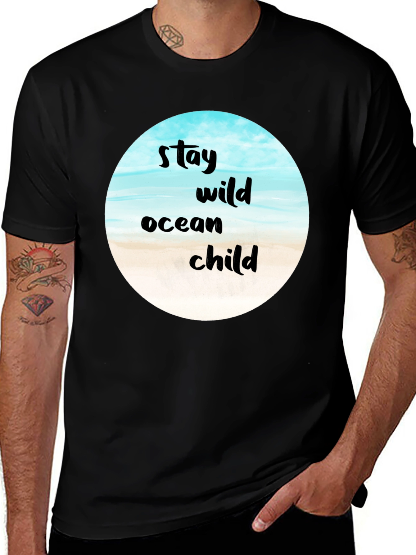 Variant 18 of Stay Wild Ocean Child Graphic Tee