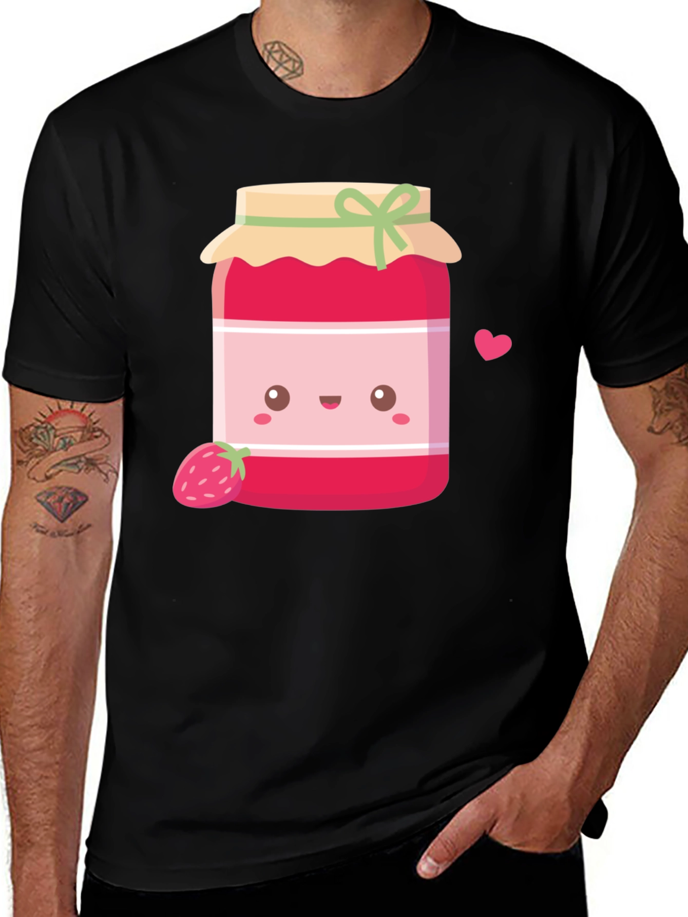Variant 7 of Cute Kawaii Strawberry Jam T-Shirt