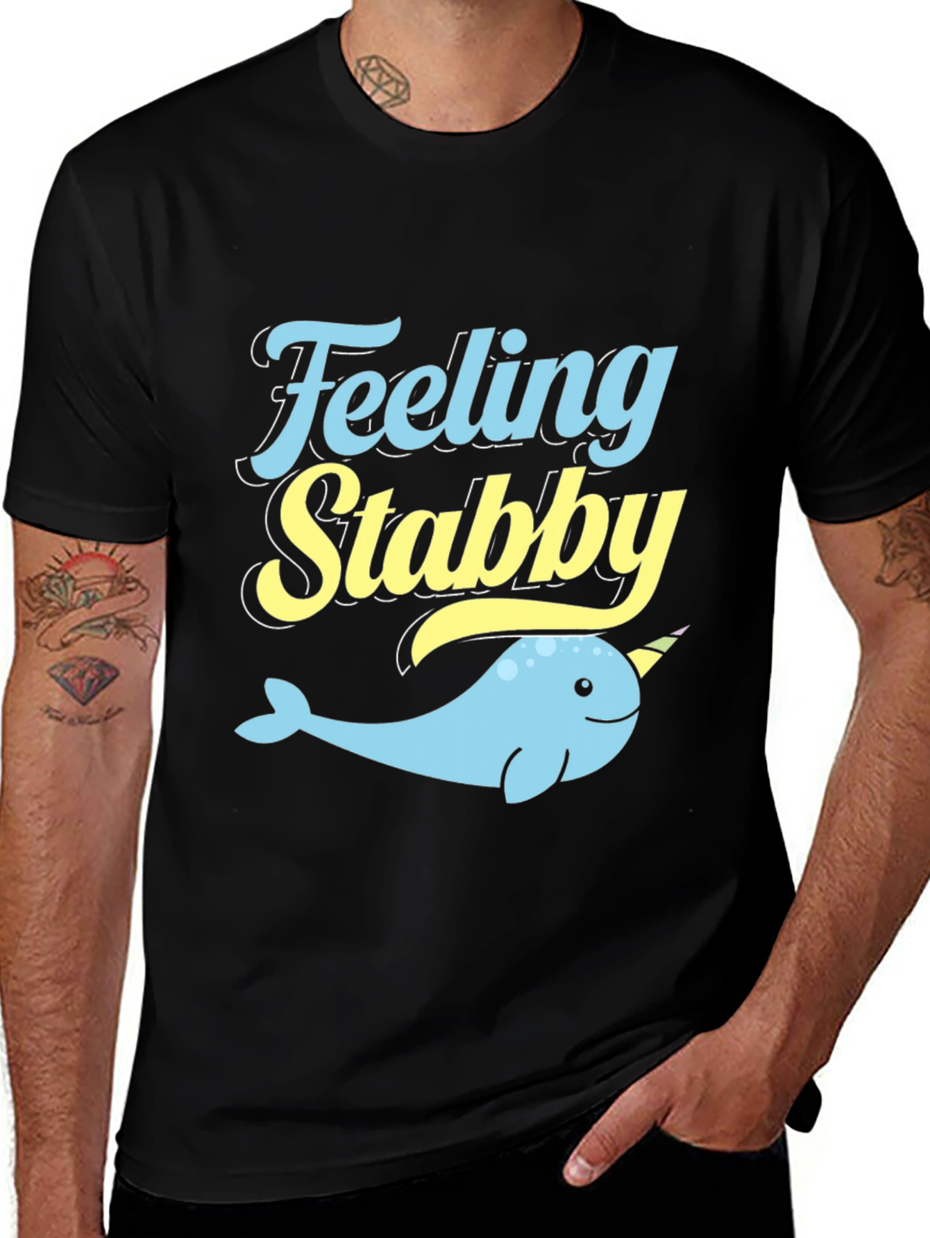 Variant 28 of Feeling Stabby Narwhal T-Shirt