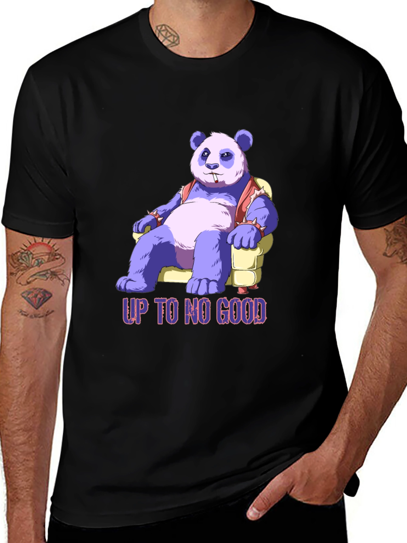 Variant 11 of Up to No Good Panda T-Shirt