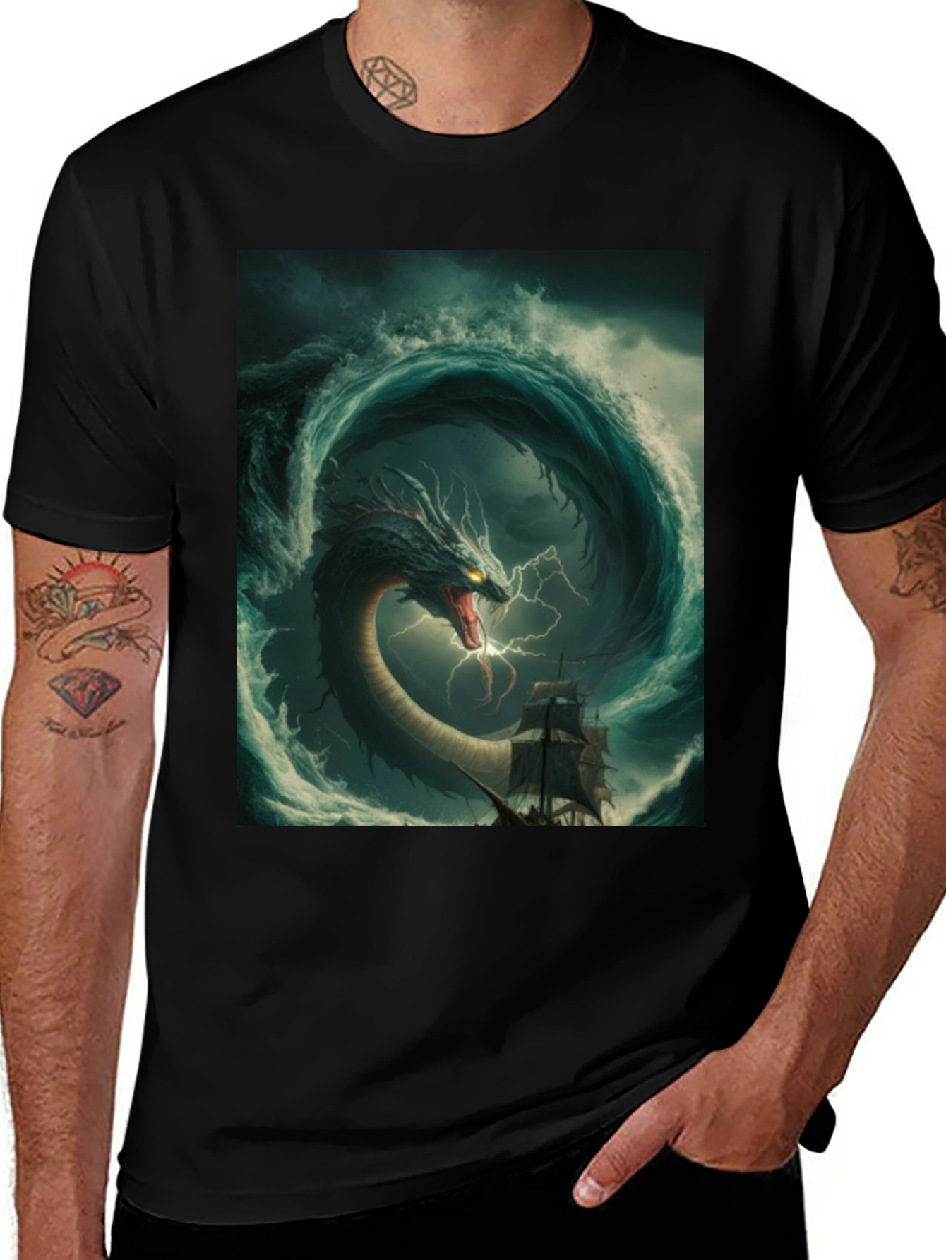 Variant 19 of Sea Dragon Graphic T-Shirt