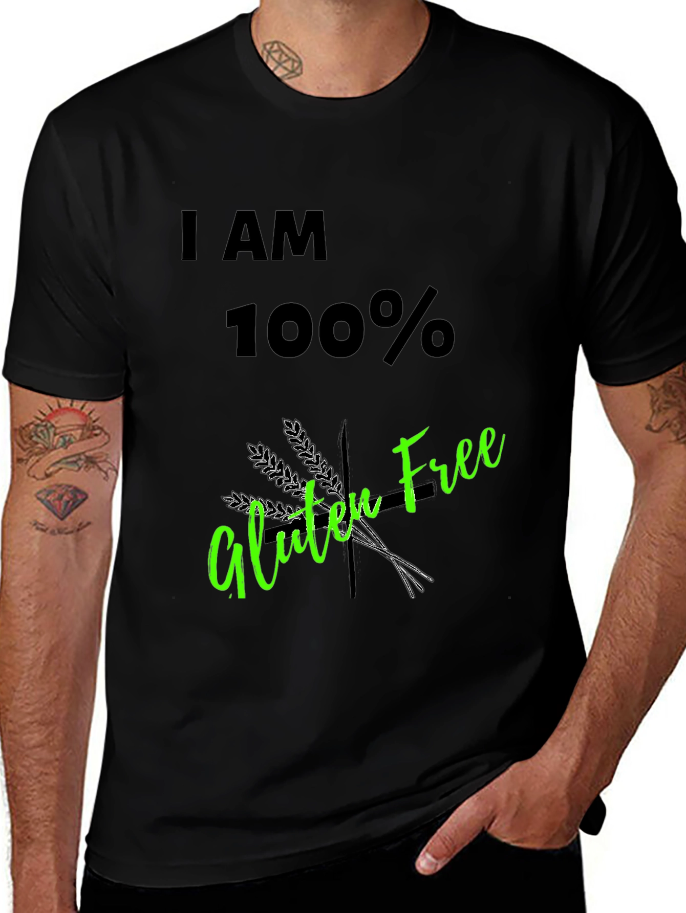 Variant 25 of 100% Gluten Free T-Shirt