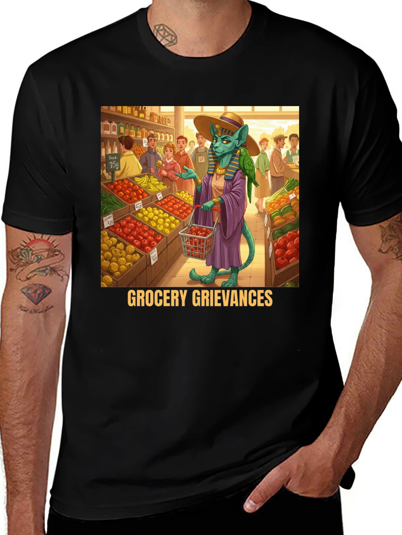 Variant 30 of Grocery Grievances T-Shirt