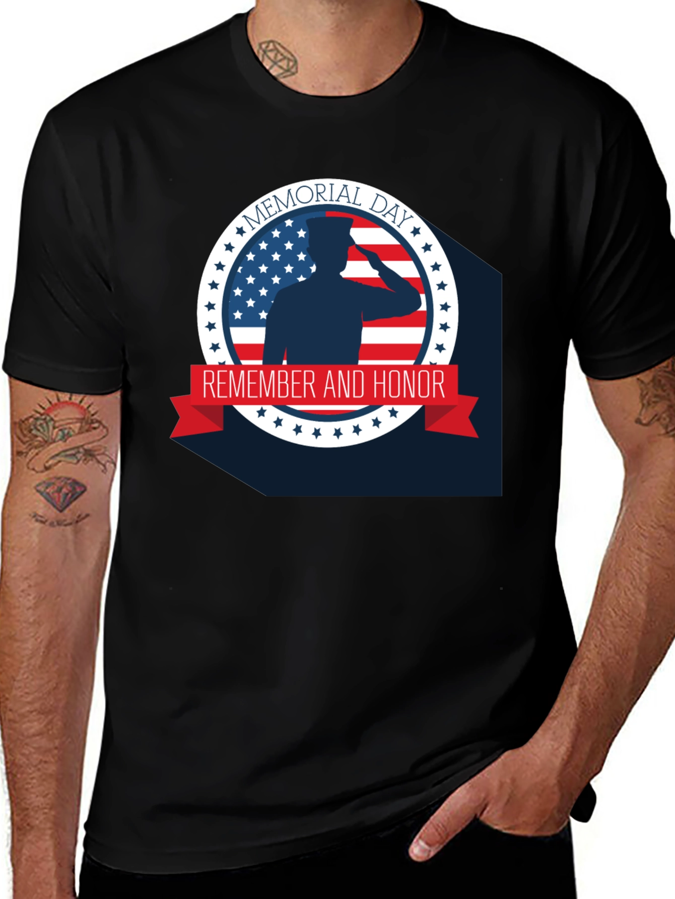 Variant 8 of Memorial Day Remember and Honor T-Shirt