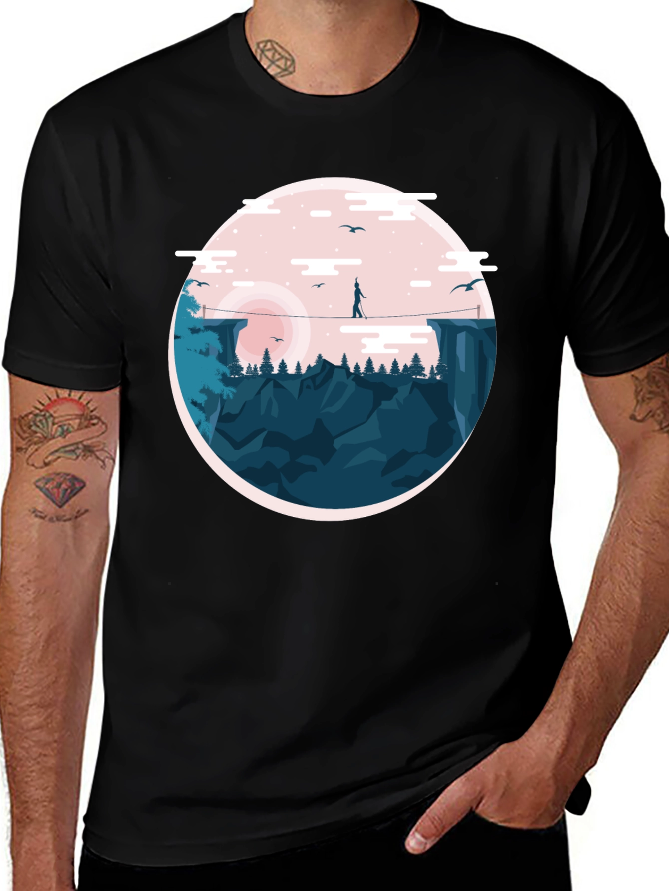 Variant 24 of Slackline Adventure Graphic Tee