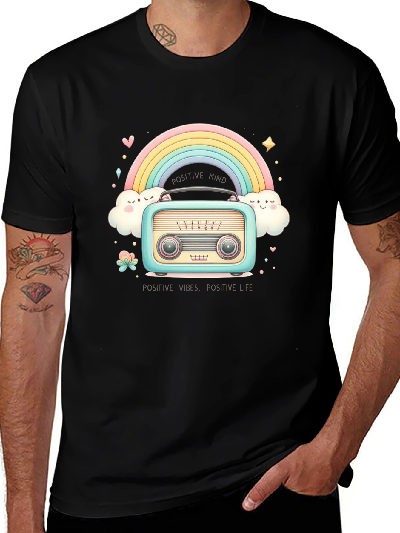 Variant 26 of Positive Vibes Radio T-Shirt