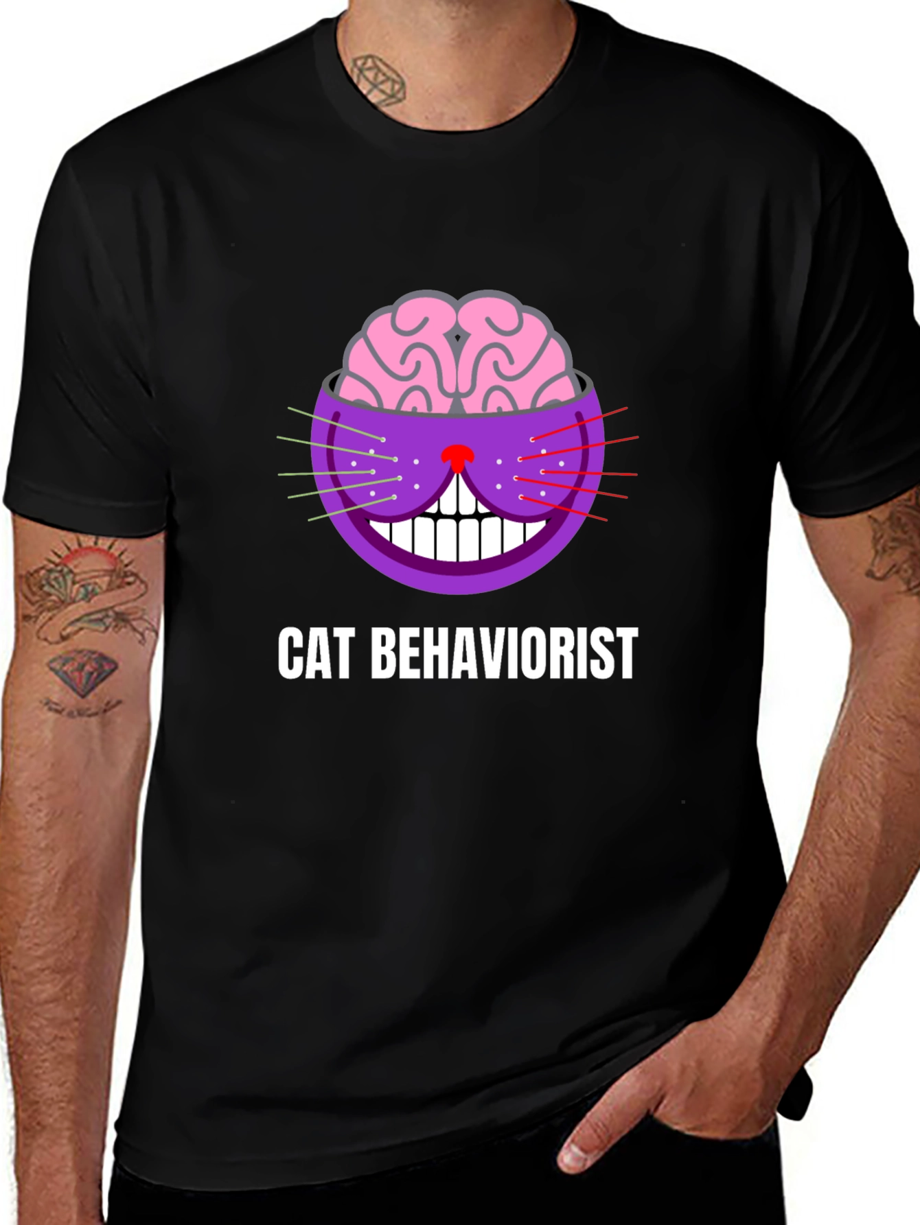 Variant 18 of Cat Behaviorist Graphic Tee