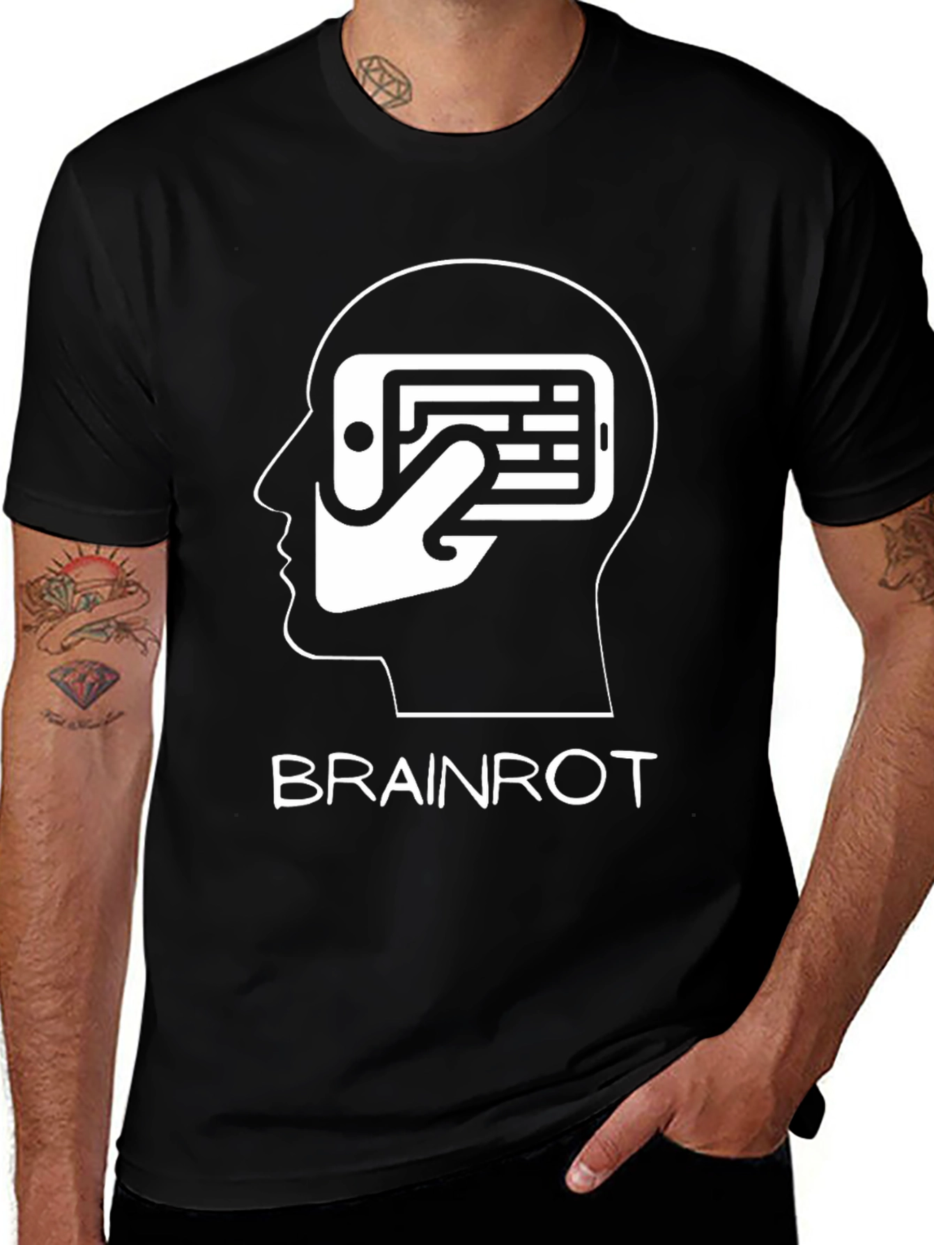 Variant 12 of Brainrot Tee - Funny Graphic T-Shirt