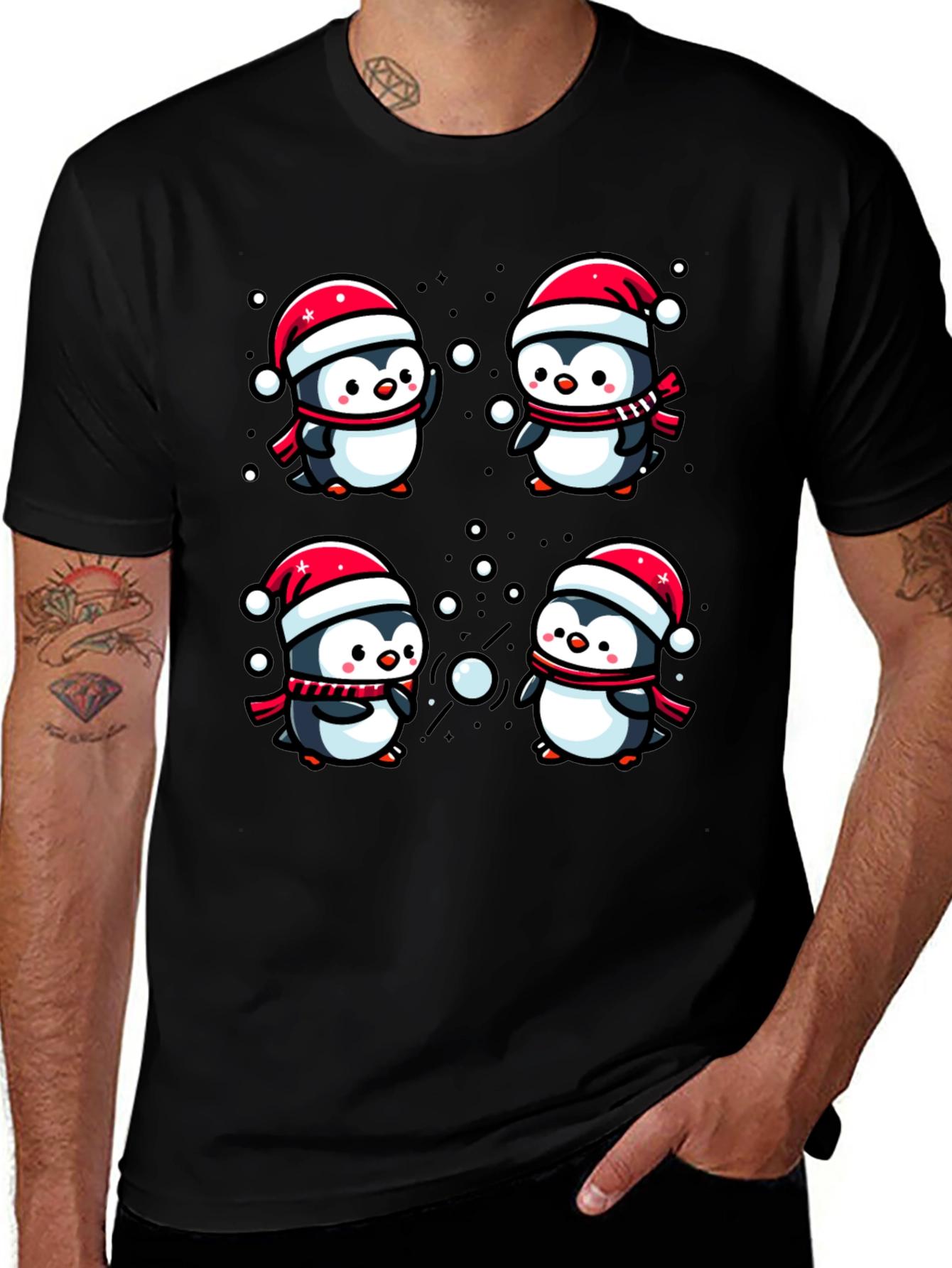 Cute Christmas Penguin T-Shirt