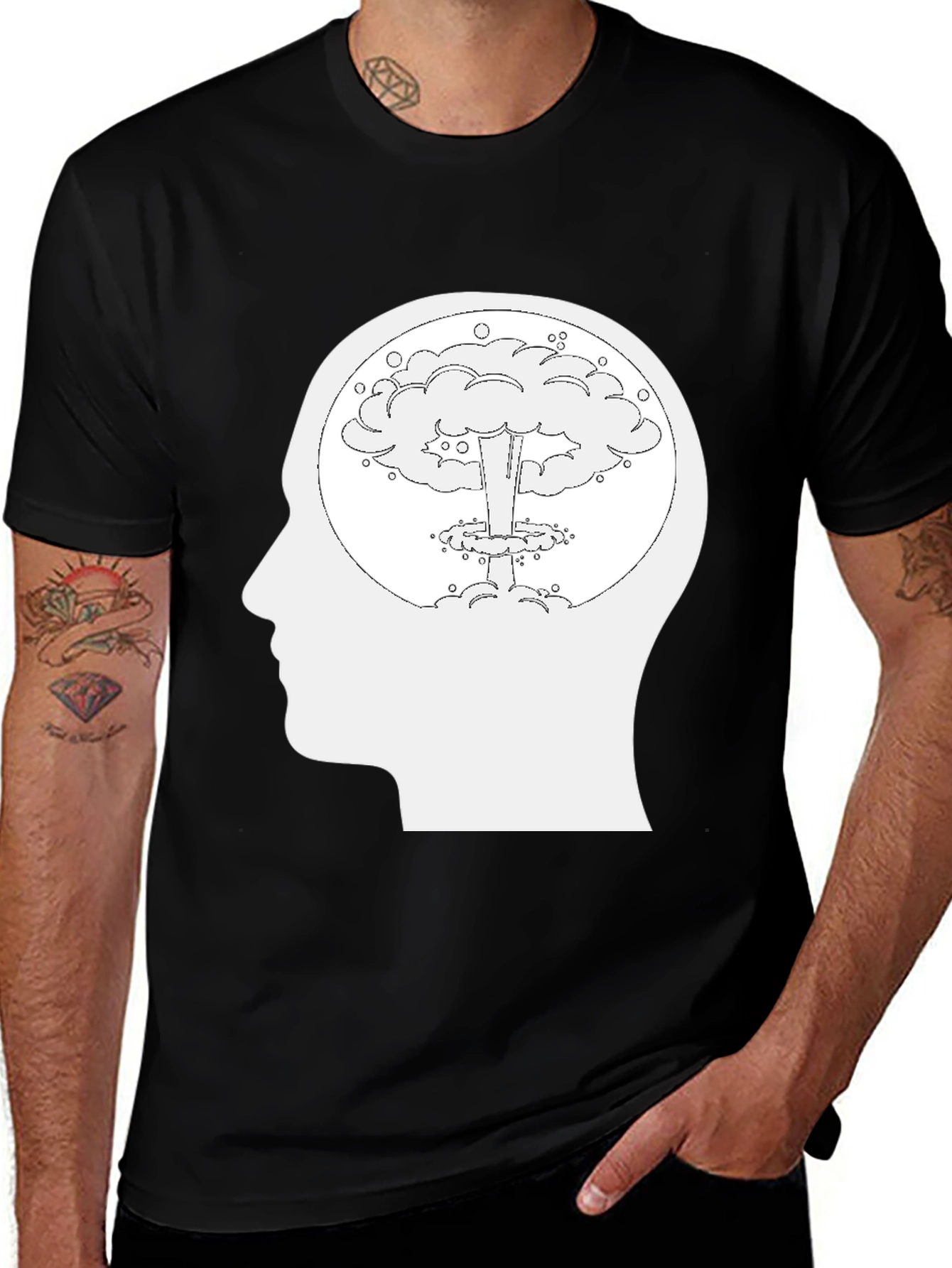 Variant 9 of Atomic Mind T-Shirt - Stylish Graphic Tee