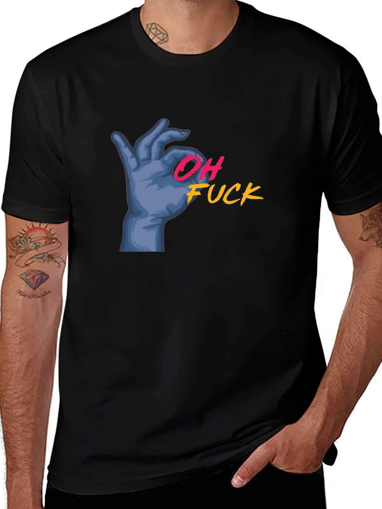 Variant 16 of Oh F*ck Graphic Print T-Shirt