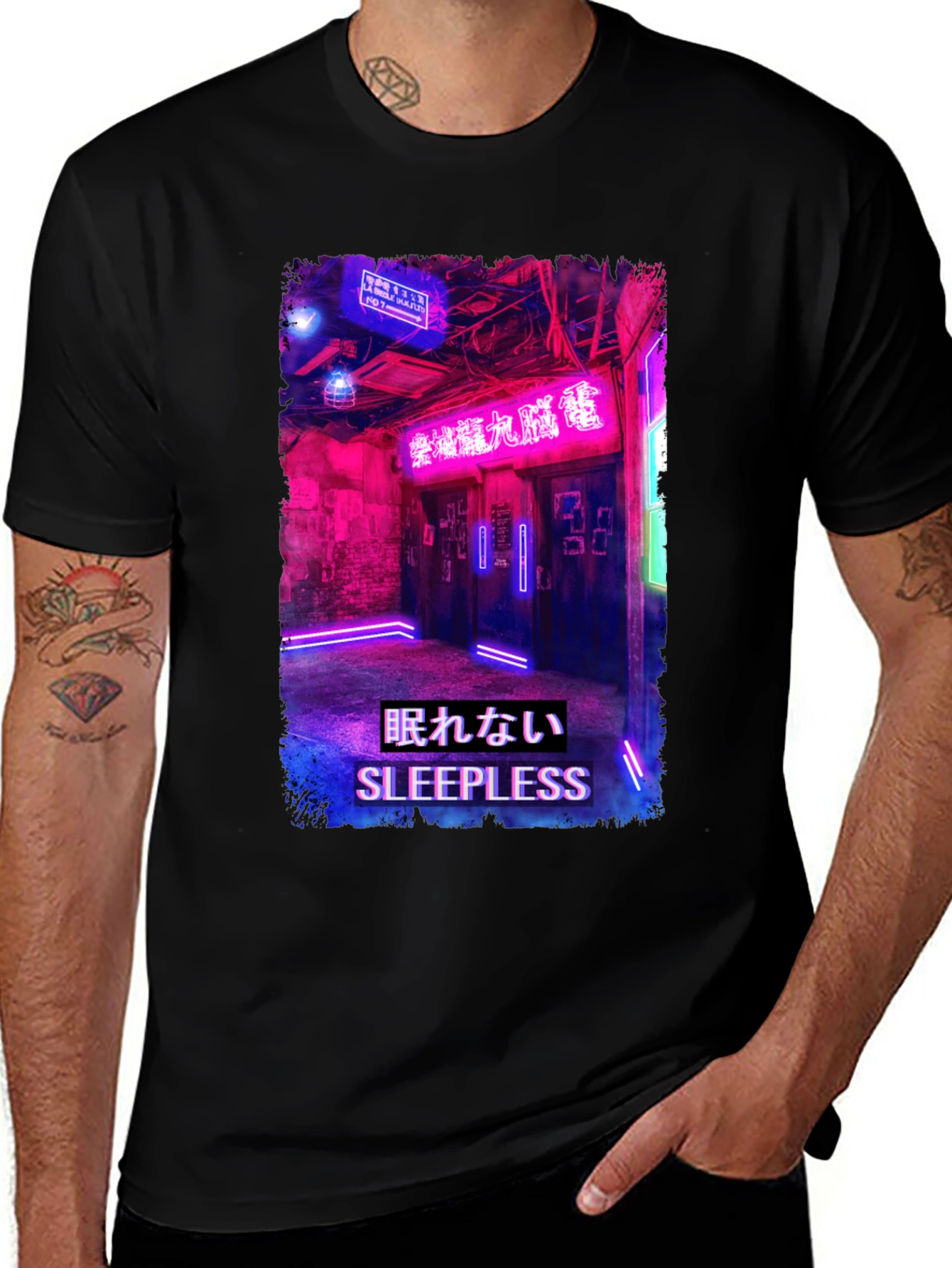 Variant 23 of Sleepless Neon Graphic Tee