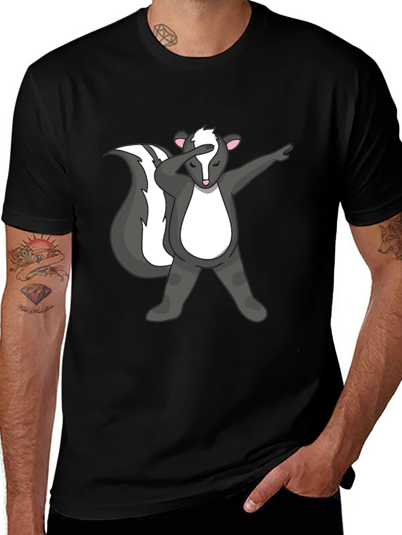 Variant 29 of Dabbing Skunk Graphic Tee