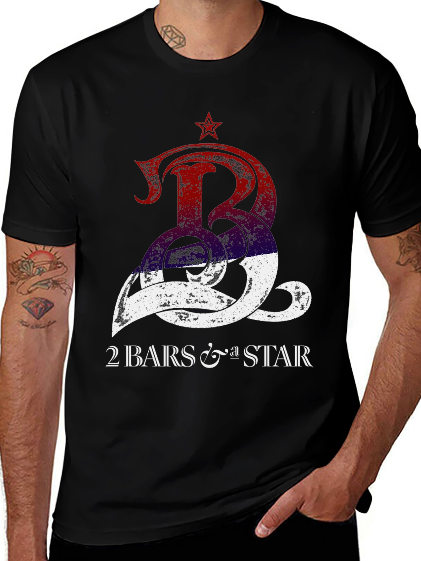 Variant 16 of 2 Bars and a Star Graphic T-Shirt