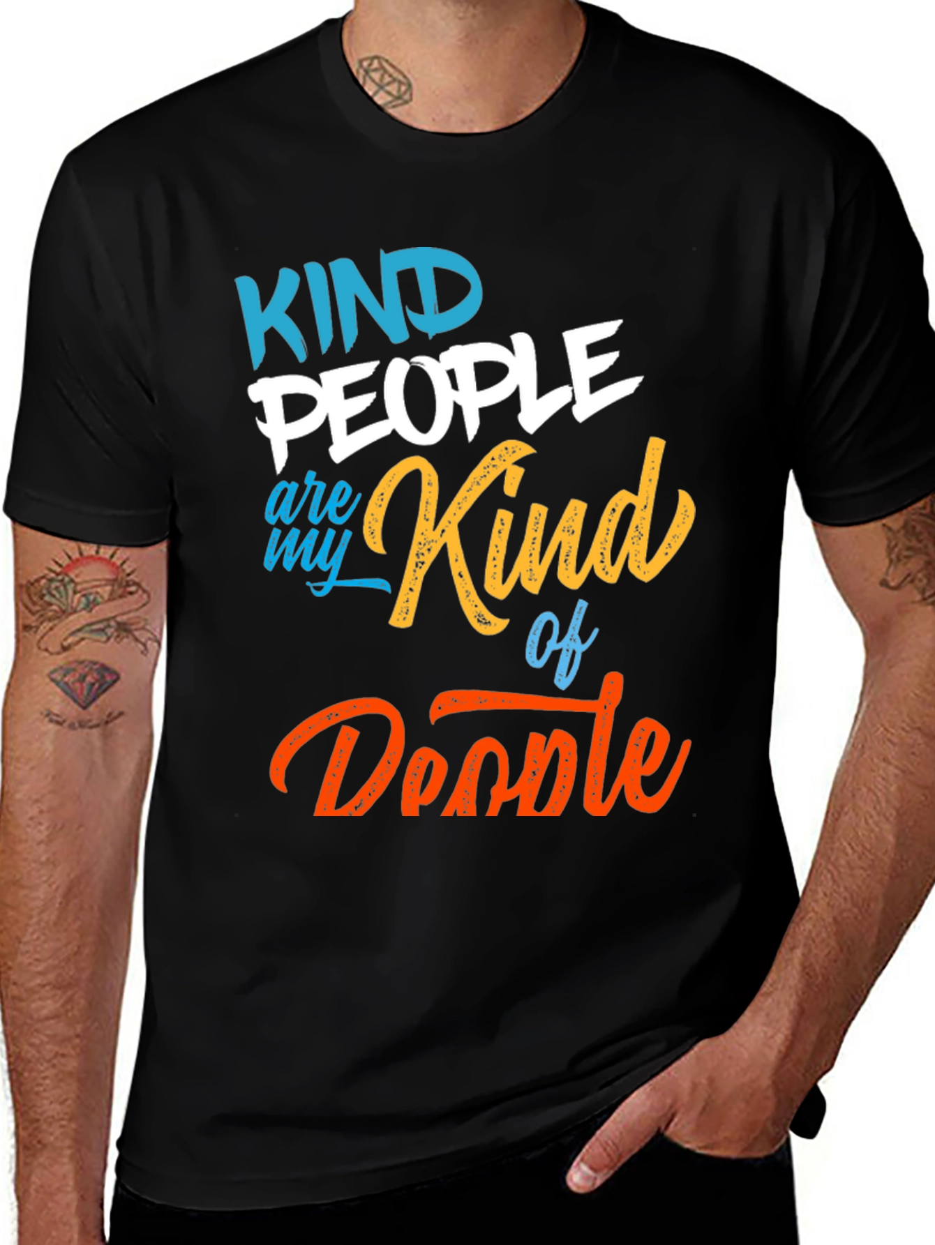 Variant 23 of Kind People Are My Kind of Doodle T-Shirt