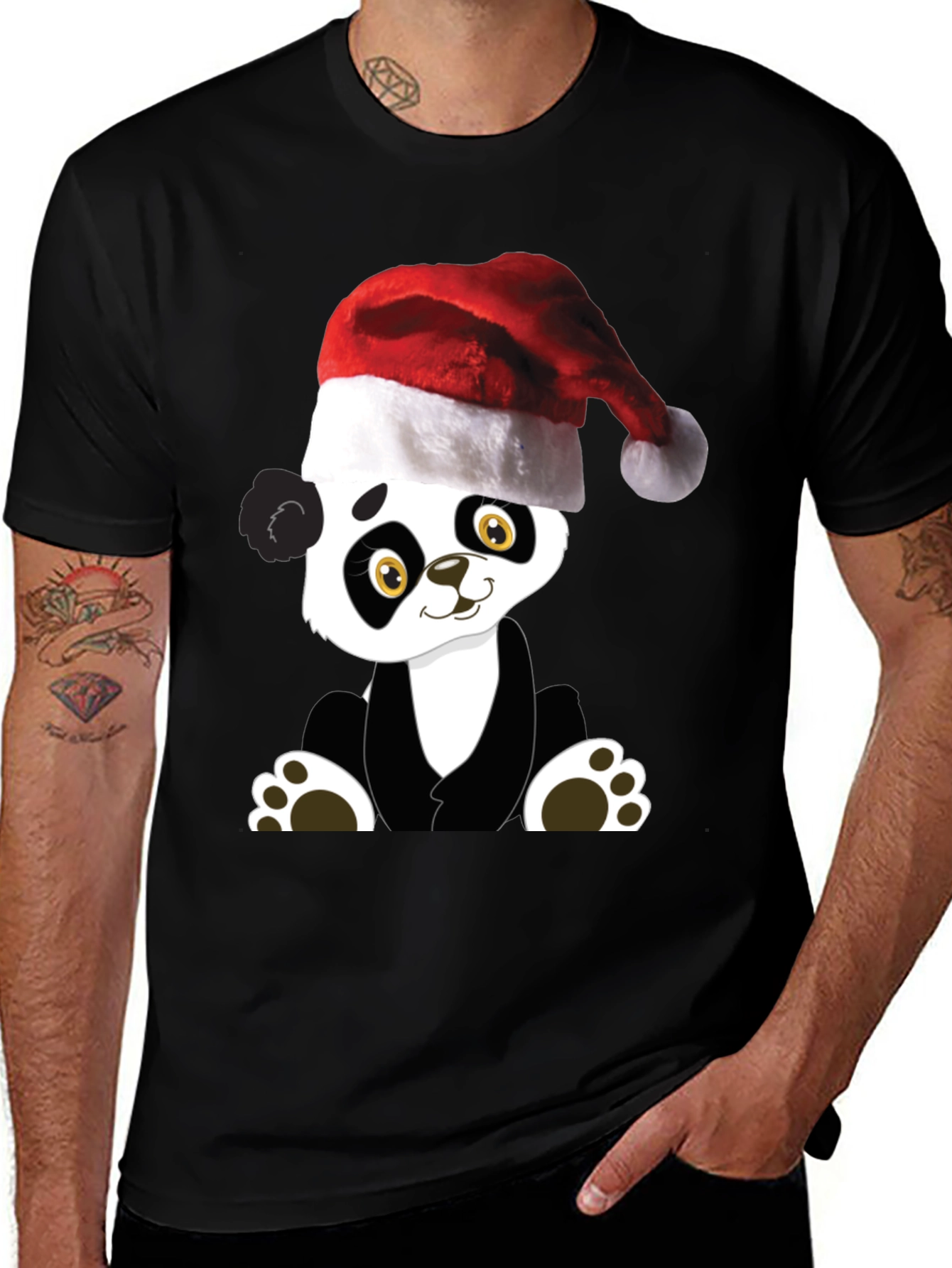 Variant 8 of Cute Christmas Panda T-Shirt