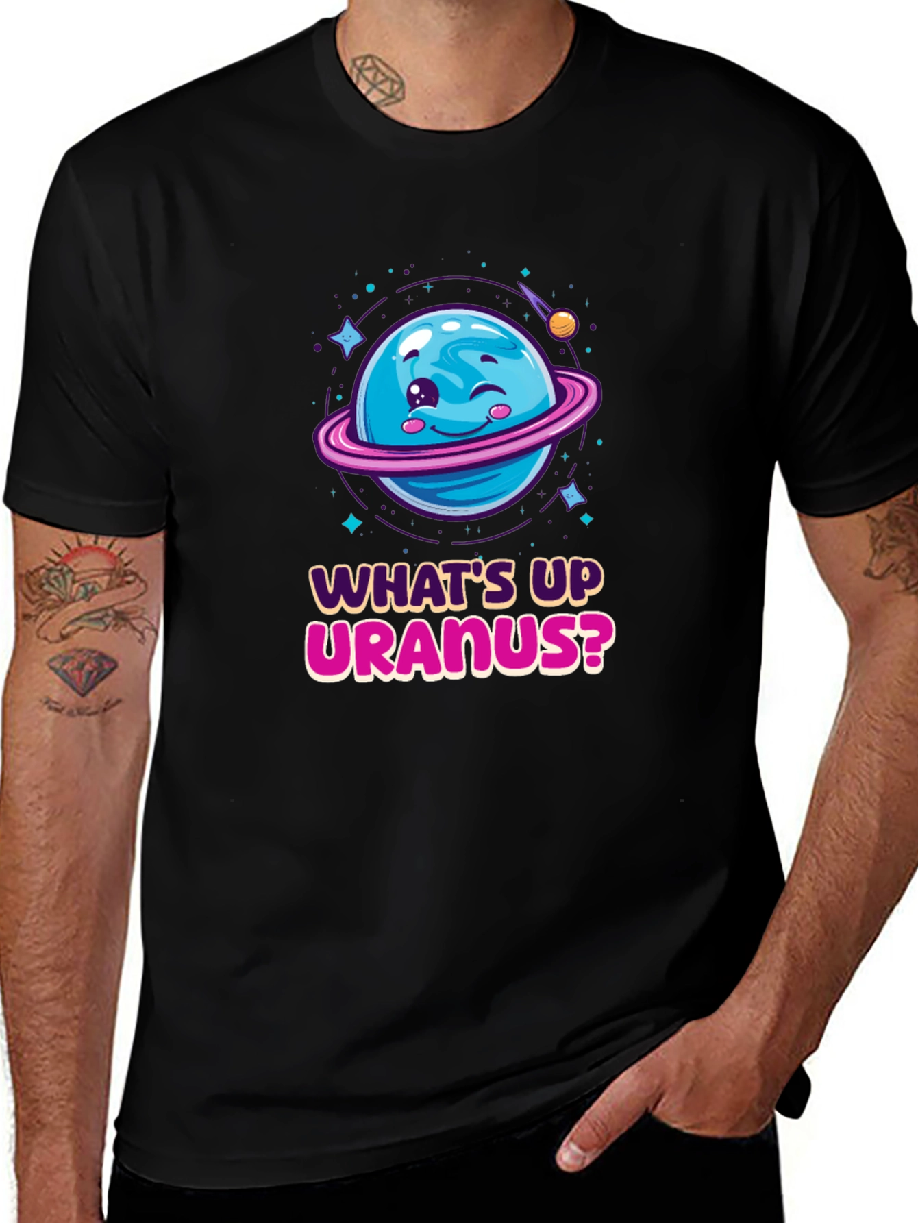 Funny Uranus Graphic T-Shirt