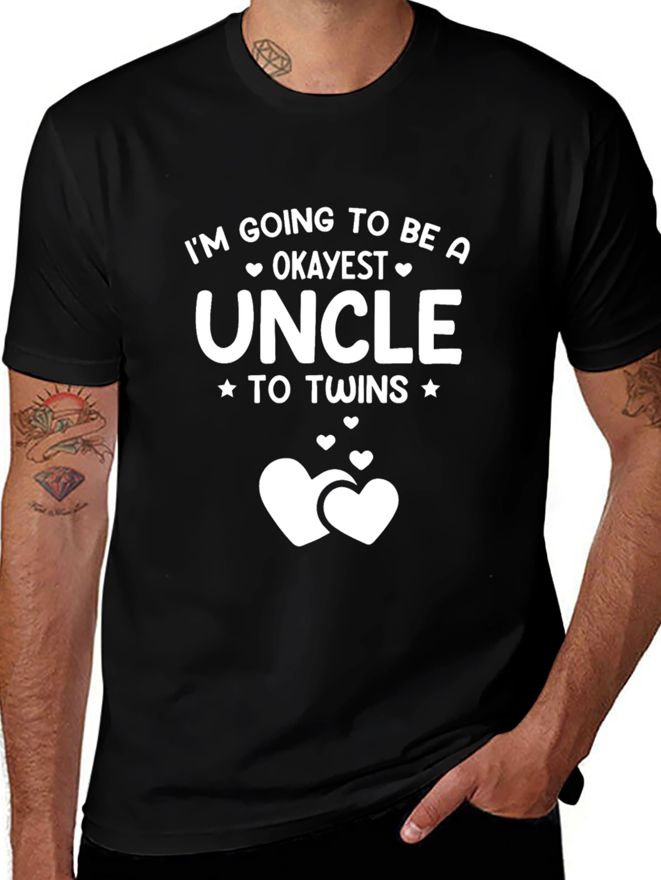 Variant 15 of Okayest Uncle to Twins Graphic Tee