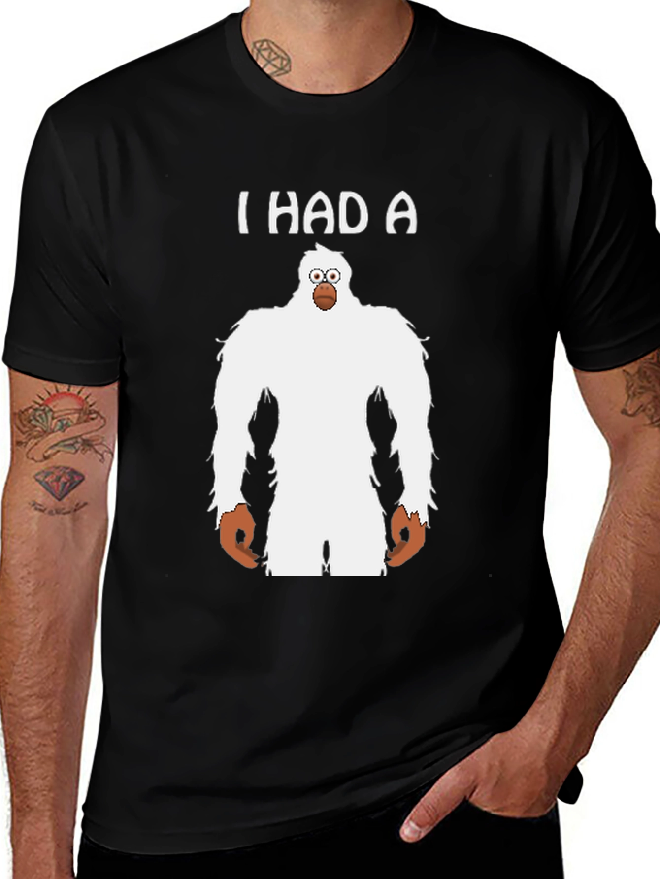 Variant 9 of I Had A Yeti Funny Graphic T-Shirt