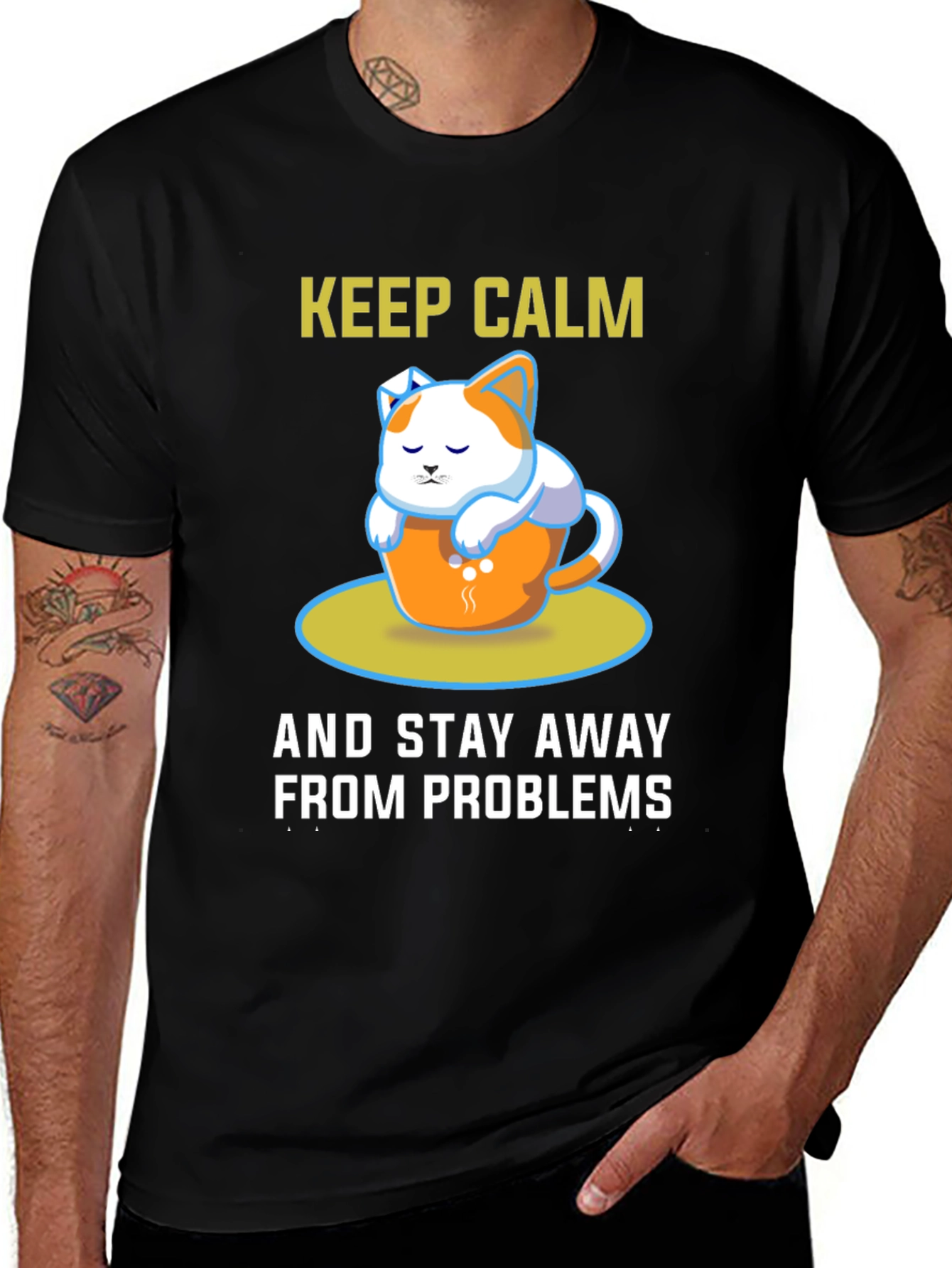 Variant 24 of Keep Calm Cat T-Shirt