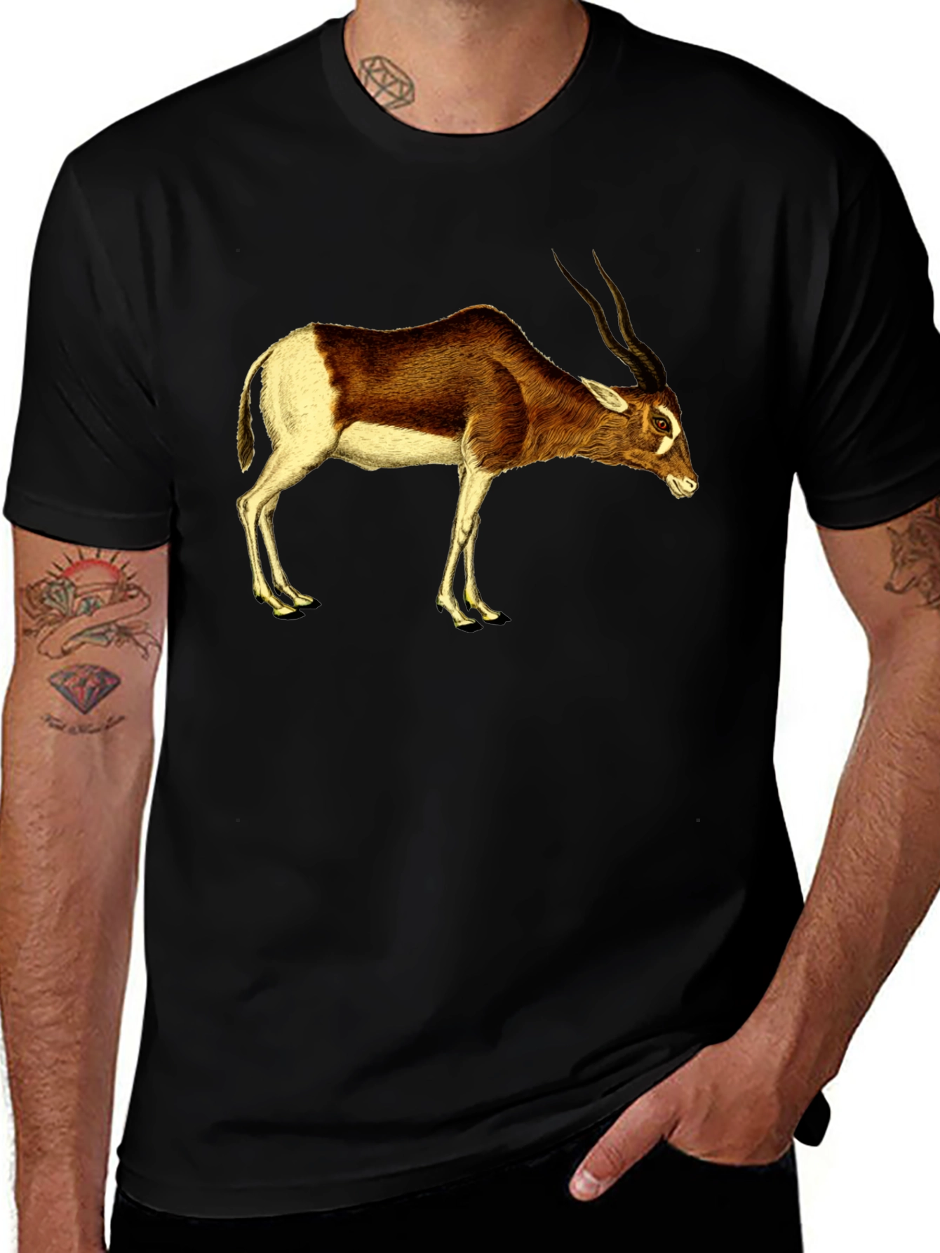 Addax Antelope Graphic T-Shirt